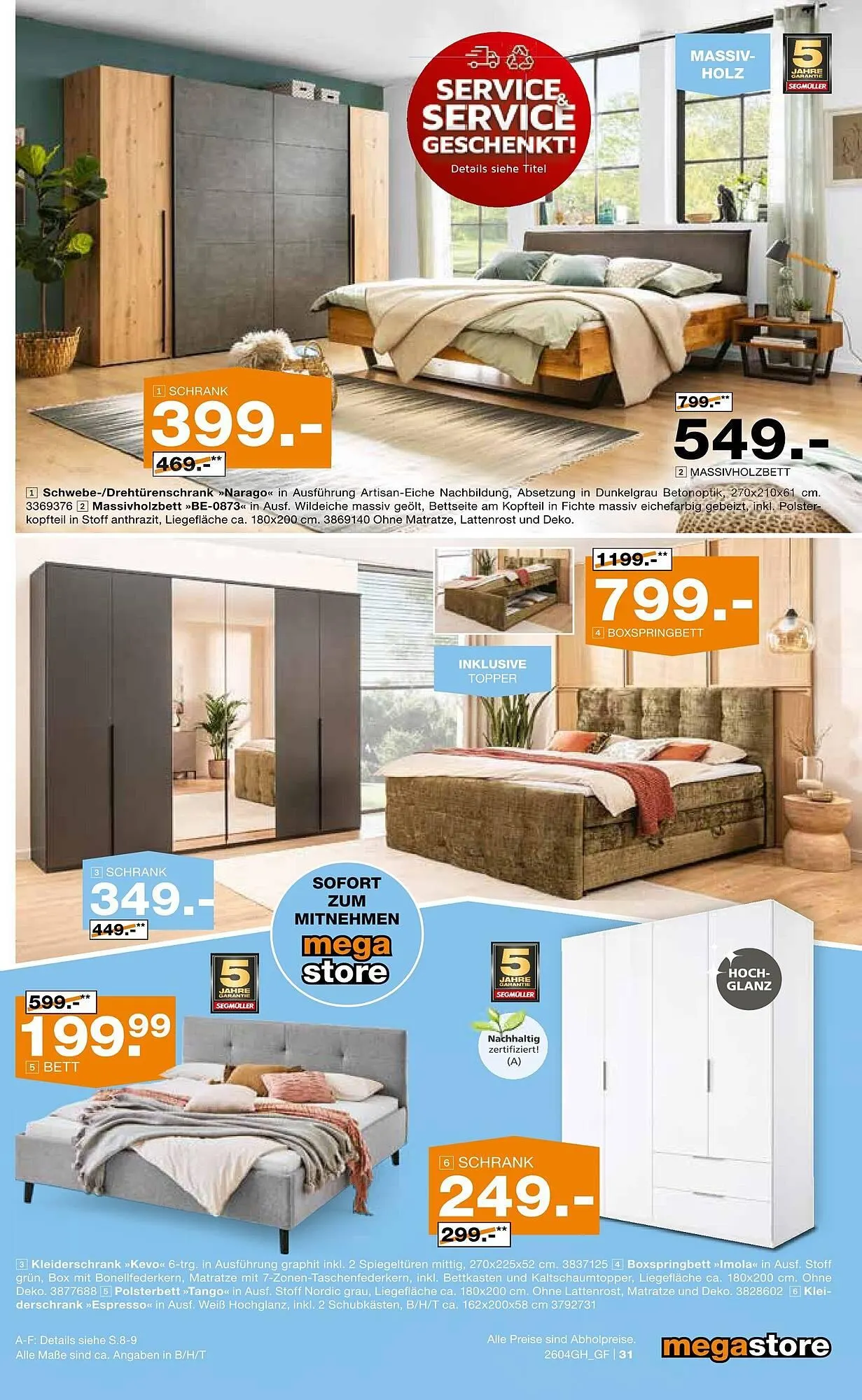 Segmüller Prospekt von 4. April bis 25. April 2026 - Prospekt seite 47