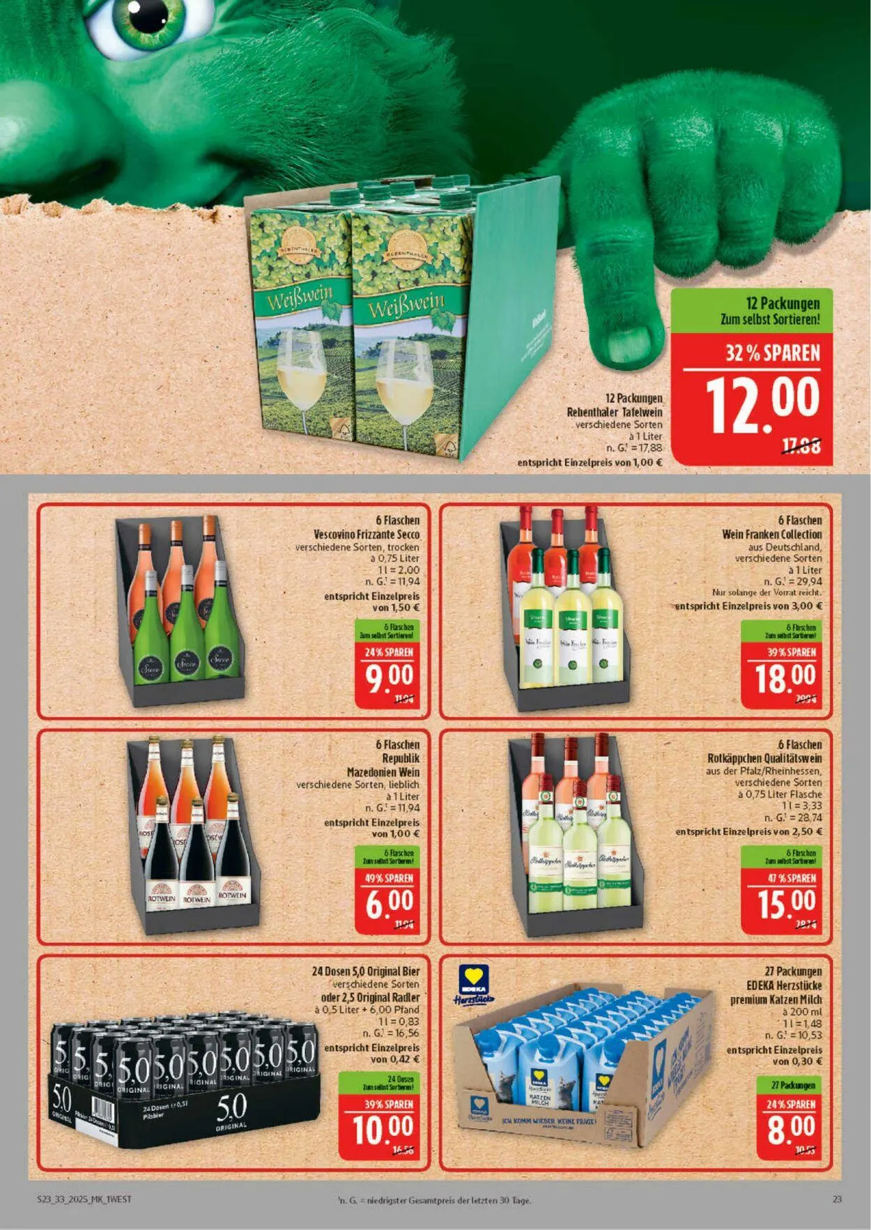 Marktkauf - Nürnberg-Thon Aktueller Prospekt von 11. August bis 16. August 2025 - Prospekt seite 23