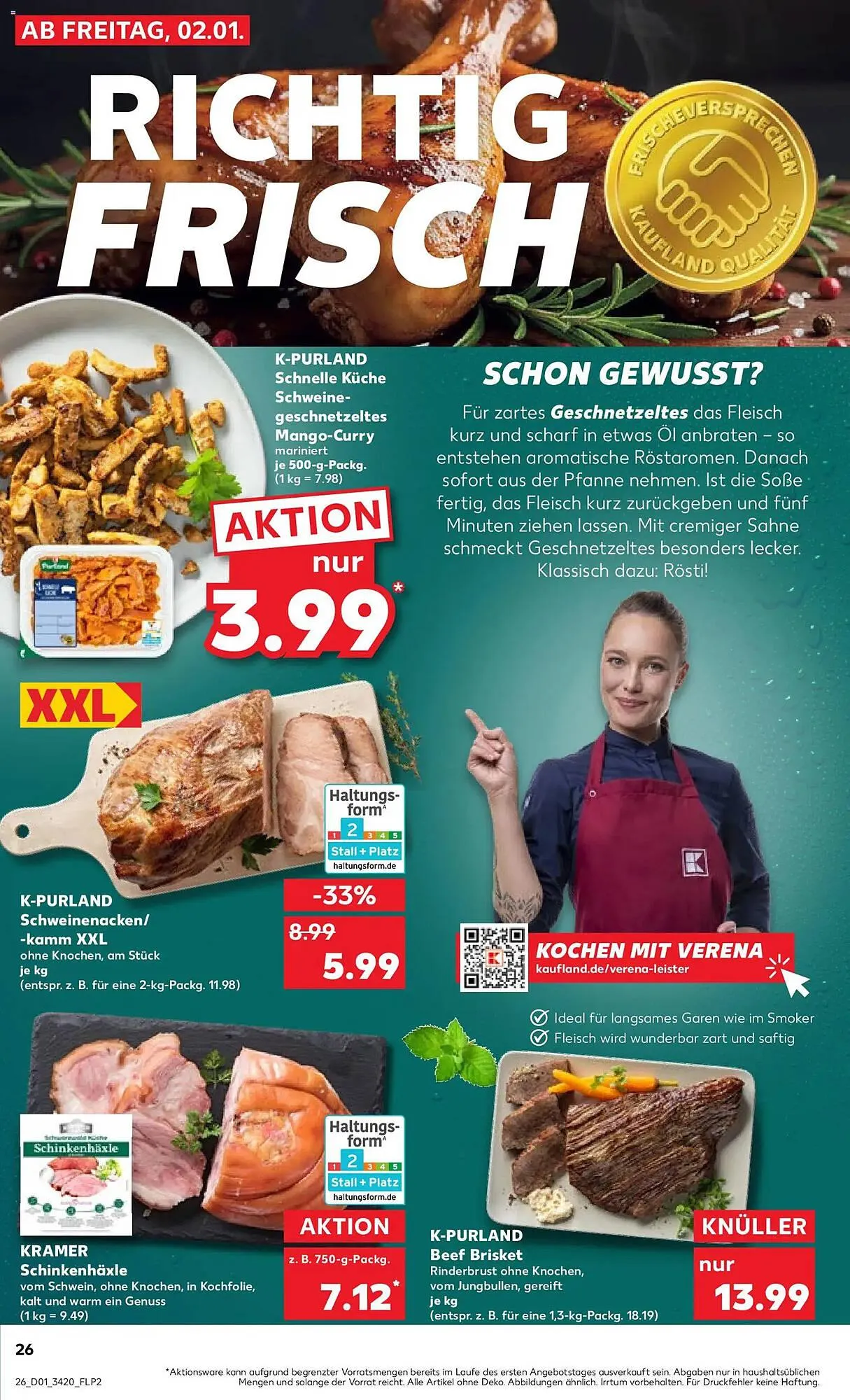 Kaufland Prospekt von 2. Januar bis 7. Januar 2026 - Prospekt seite 26