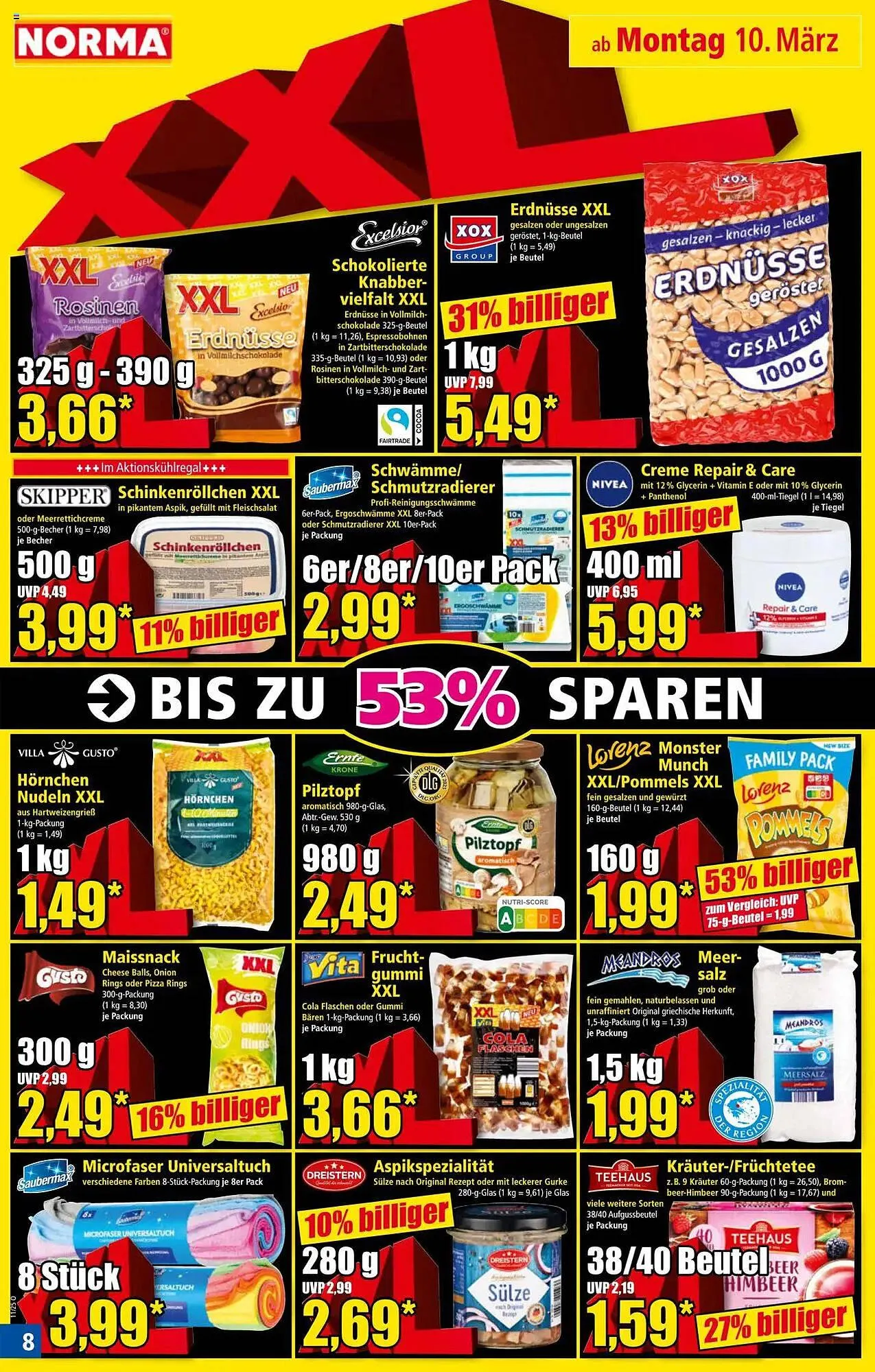 Norma Prospekt von 10. März bis 15. März 2025 - Prospekt seite 8