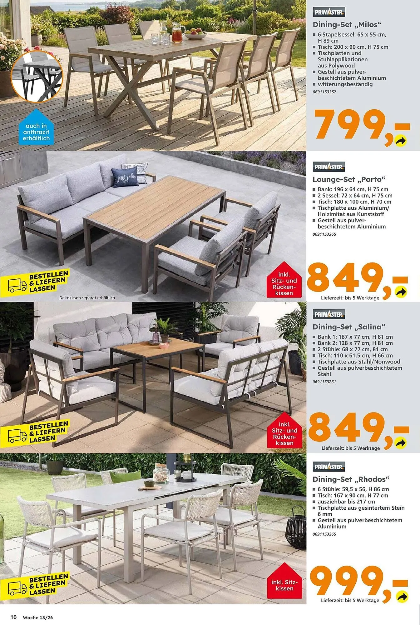 Globus Baumarkt Prospekt von 26. April bis 2. Mai 2026 - Prospekt seite 10