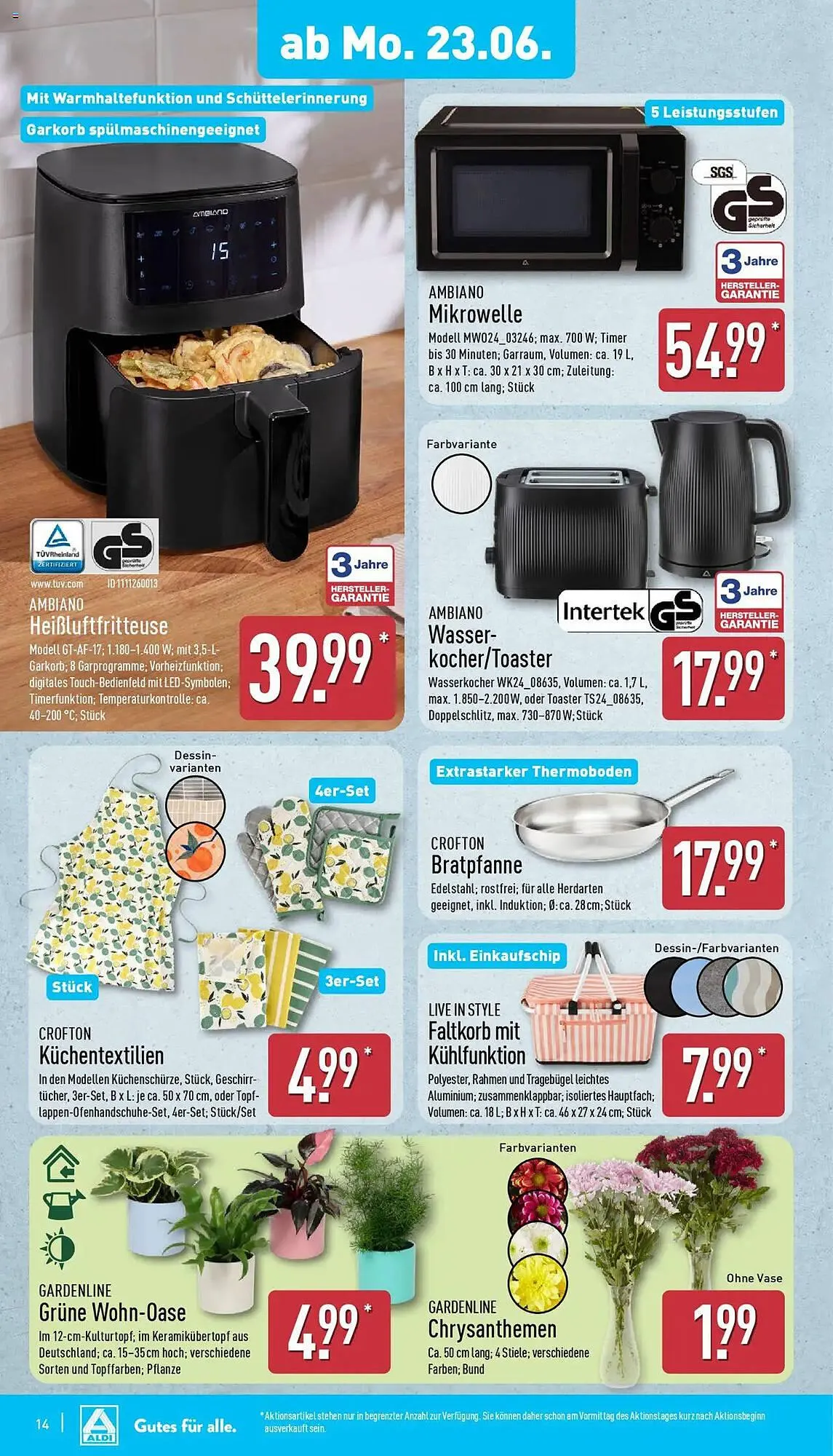 Aldi Nord Prospekt von 23. Juni bis 28. Juni 2025 - Prospekt seite 18