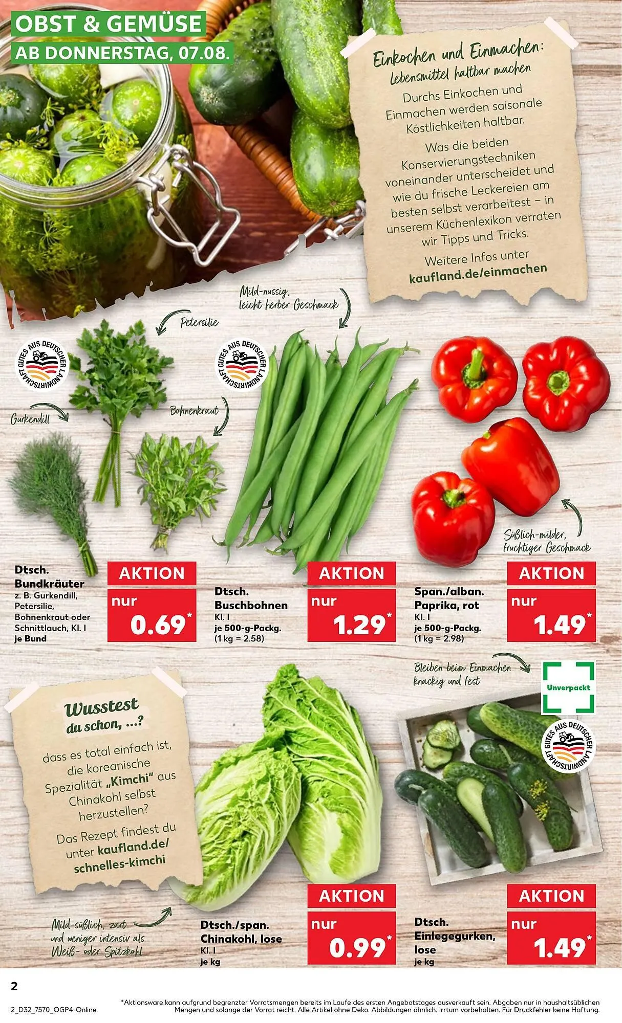 Kaufland Prospekt von 7. August bis 13. August 2025 - Prospekt seite 2