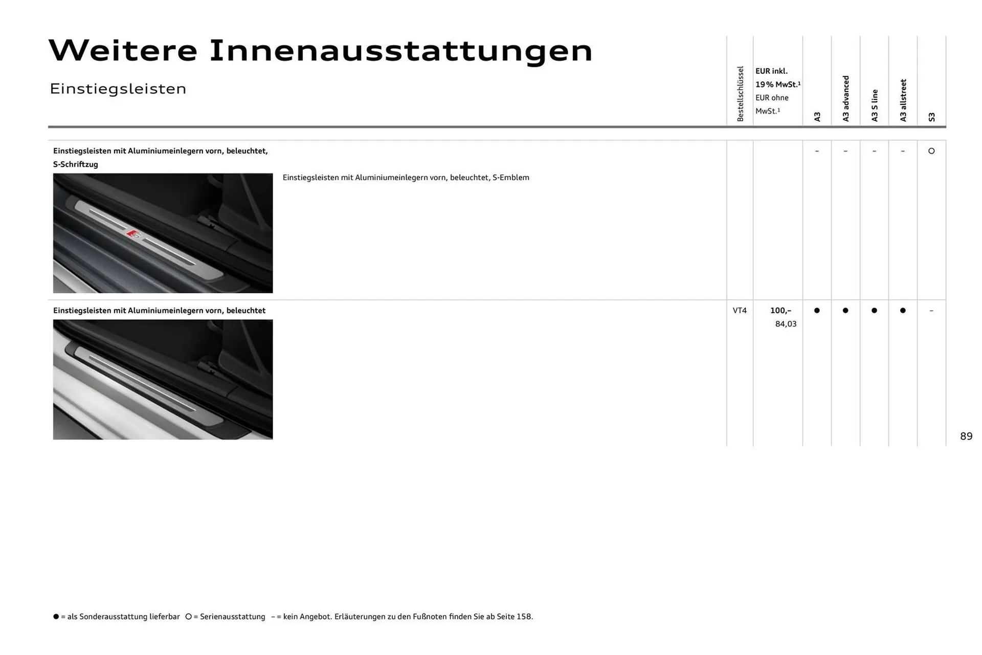 Audi Prospekt von 27. Juli bis 27. Juli 2026 - Prospekt seite 89