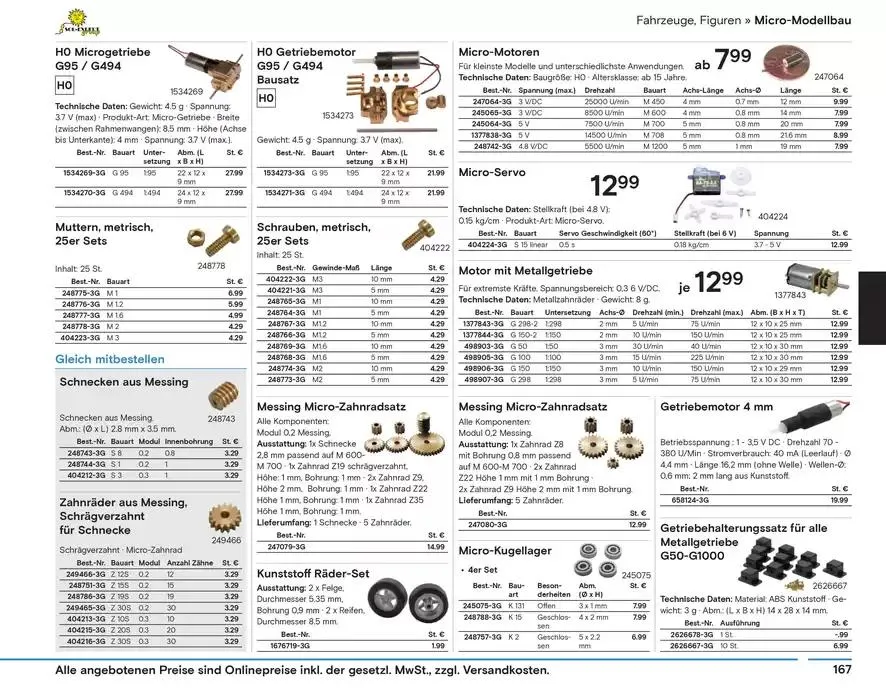 Modellbahn Katalog von 29. Oktober bis 31. Dezember 2025 - Prospekt seite 169