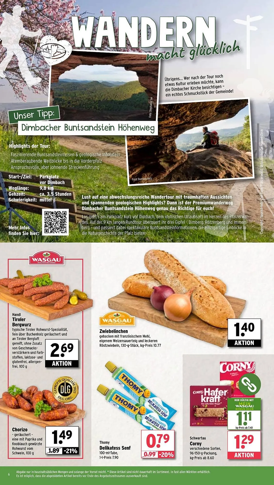 Wasgau Prospekt von 31. März bis 5. April 2025 - Prospekt seite 6