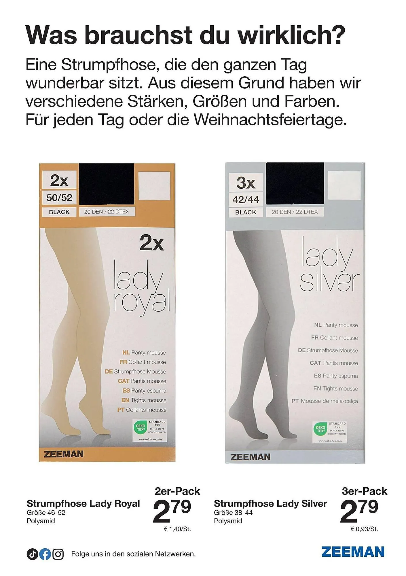 Zeeman Prospekt von 13. Dezember bis 27. Dezember 2025 - Prospekt seite 17