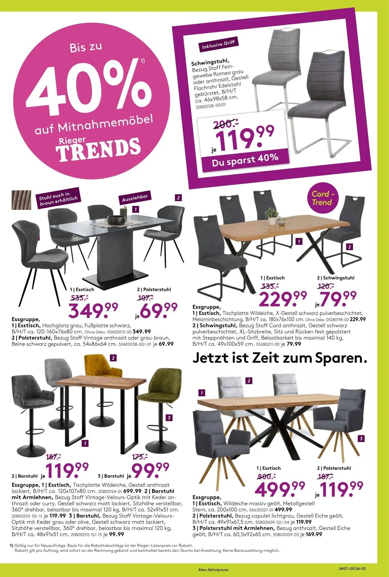 Möbel Rieger Aktueller Prospekt von 21. Mai bis 4. Juni 2025 - Prospekt seite 3