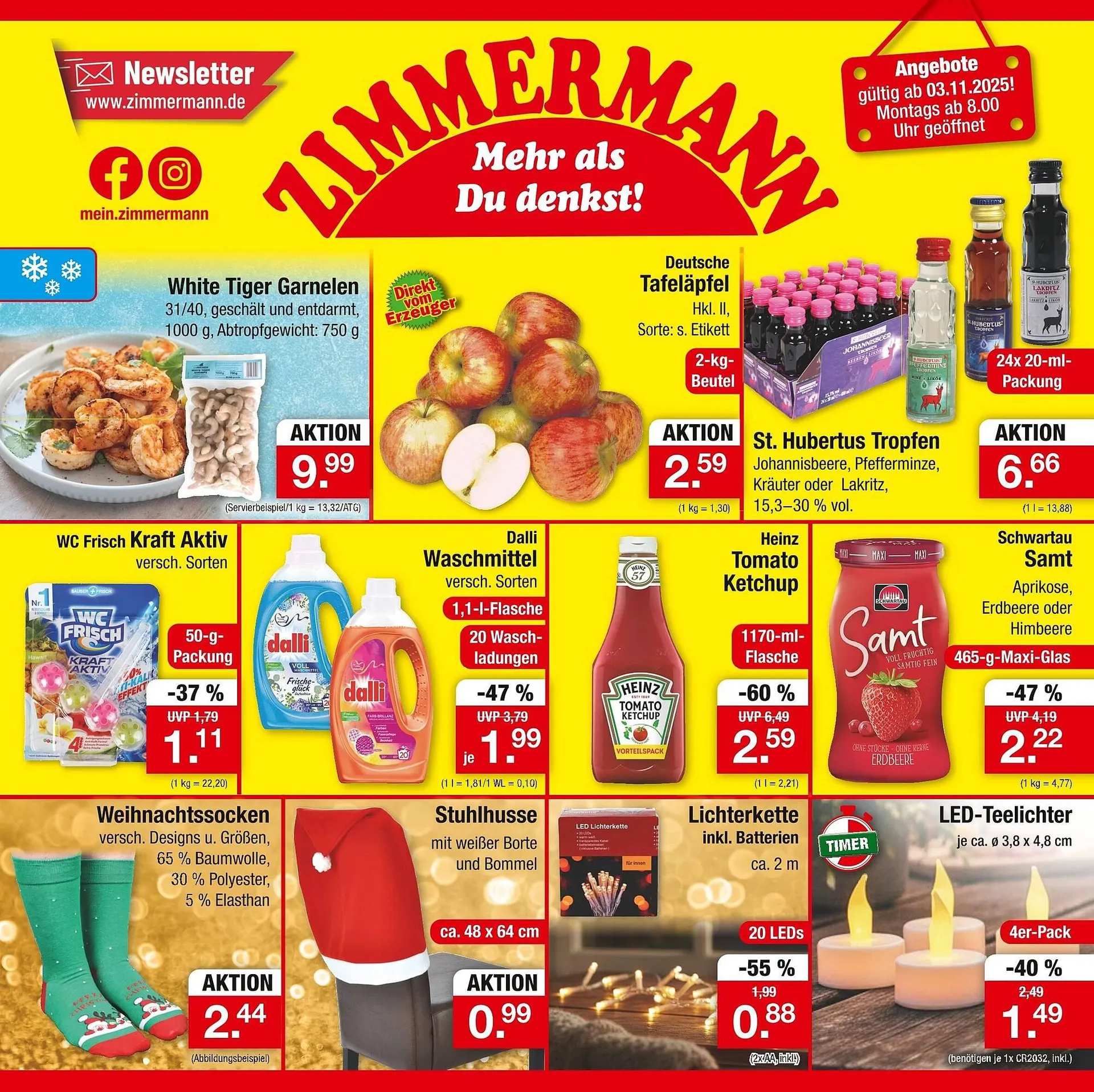 Zimmermann Prospekt von 3. November bis 8. November 2025 - Prospekt seite 1