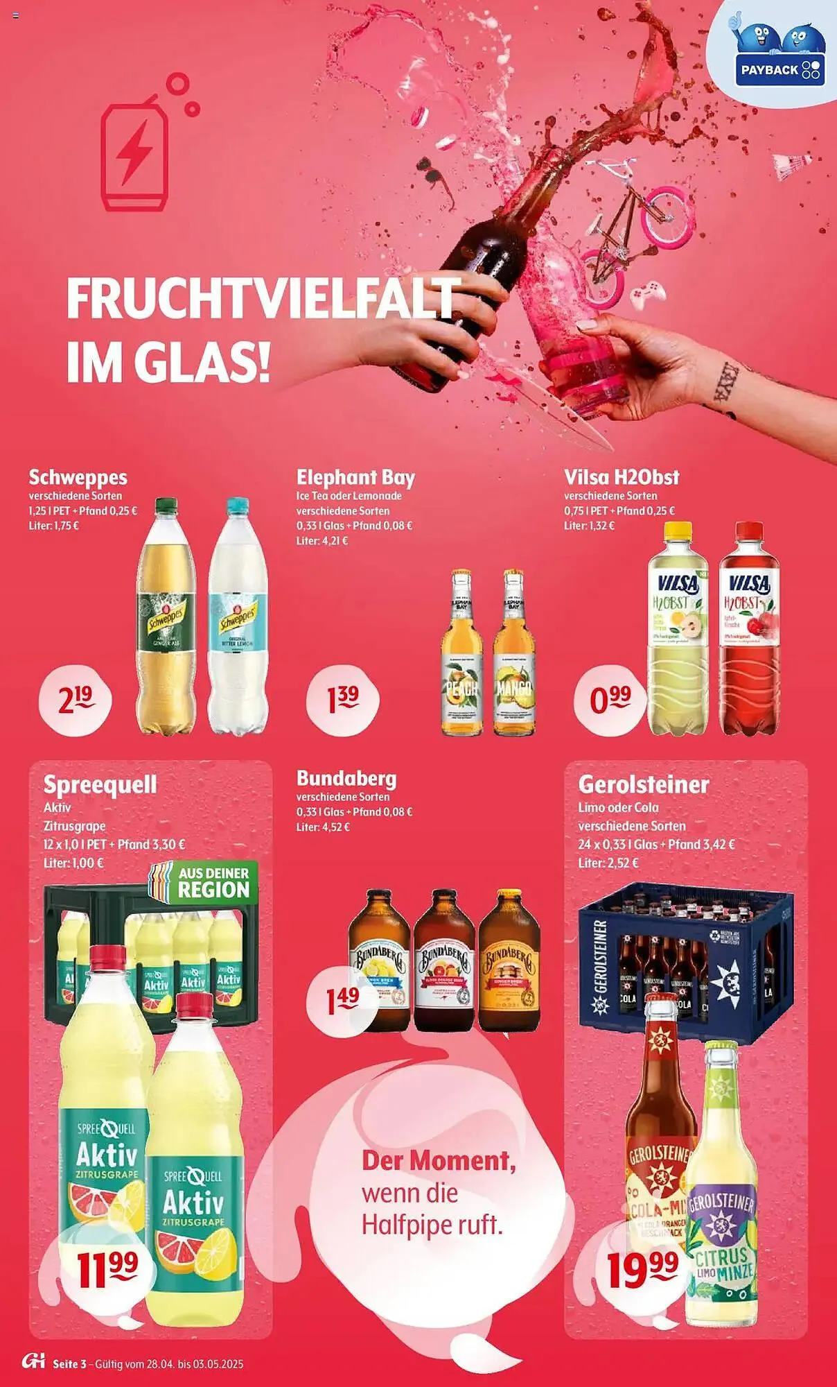 Trink und Spare Prospekt von 28. April bis 3. Mai 2025 - Prospekt seite 3