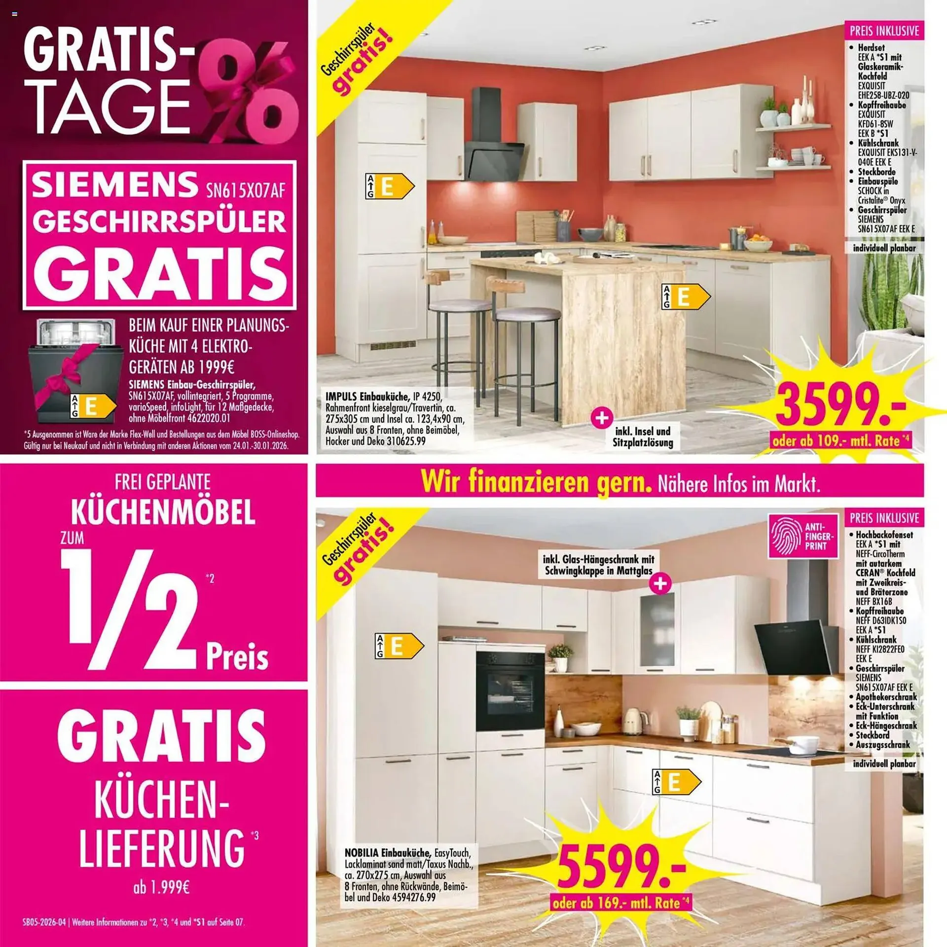 Möbel Boss Prospekt von 24. Januar bis 30. Januar 2026 - Prospekt seite 4