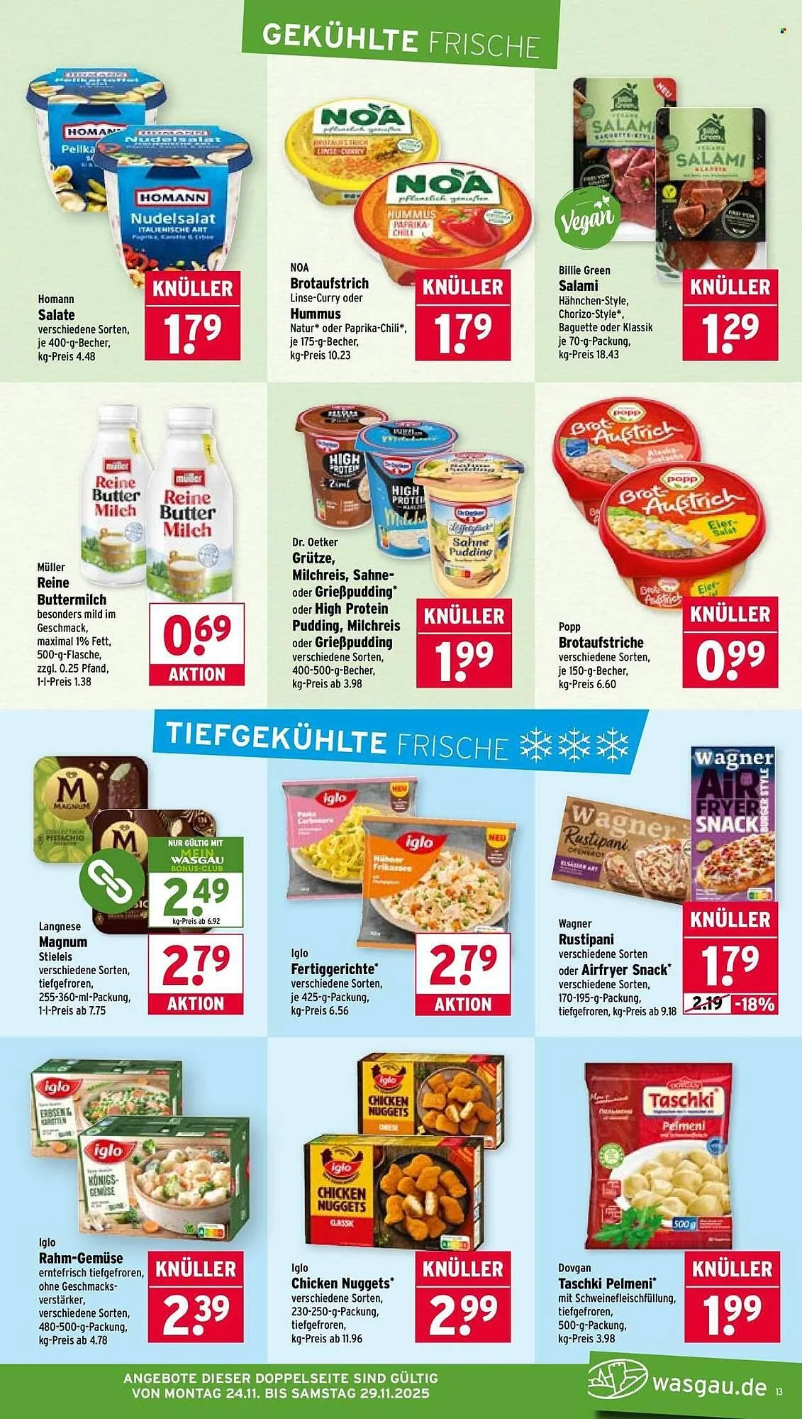 Wasgau Prospekt von 24. November bis 29. November 2025 - Prospekt seite 13