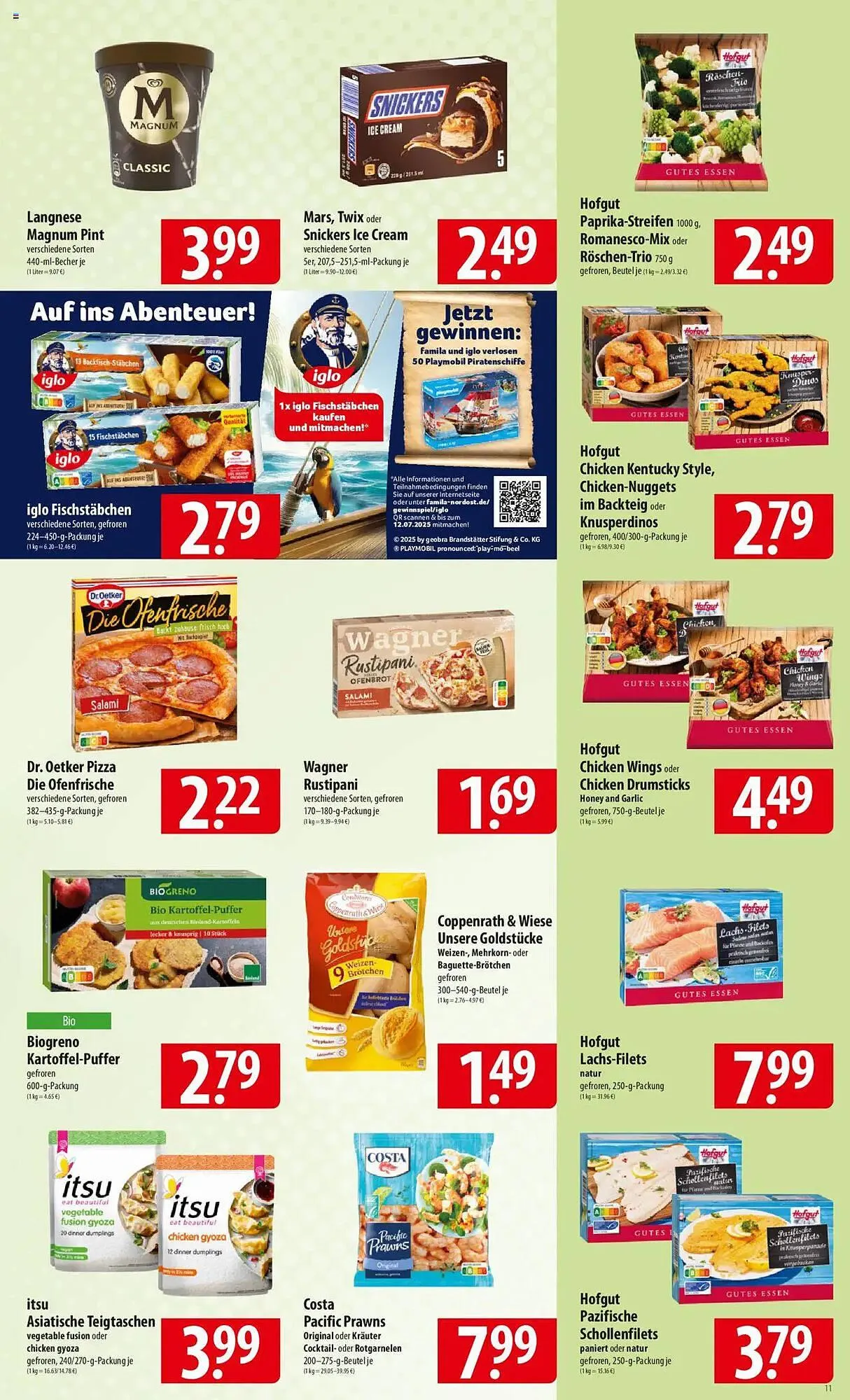 Famila Nord Ost Prospekt von 30. Juni bis 5. Juli 2025 - Prospekt seite 11