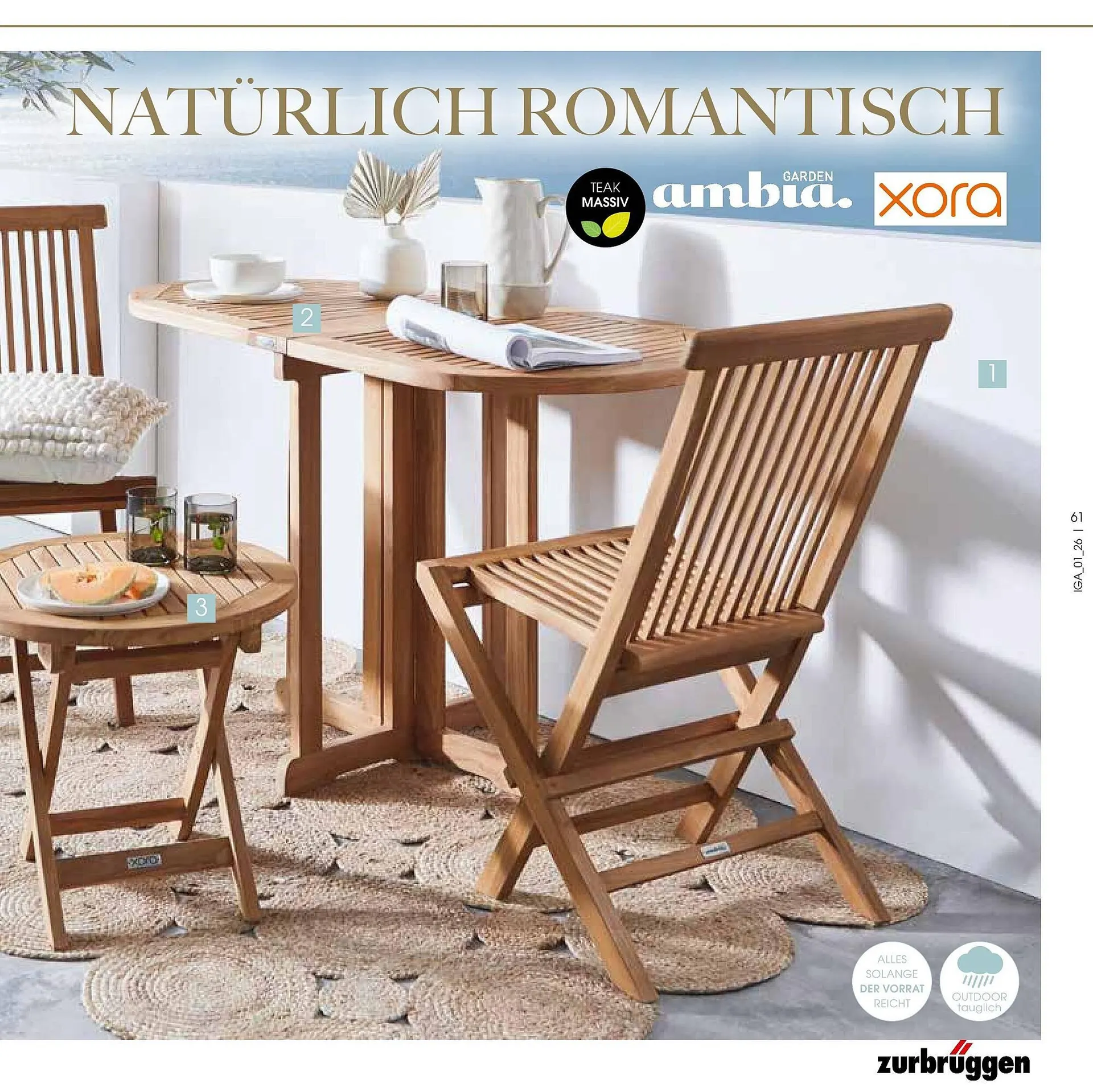 Zurbrüggen Prospekt von 17. März bis 31. August 2026 - Prospekt seite 61