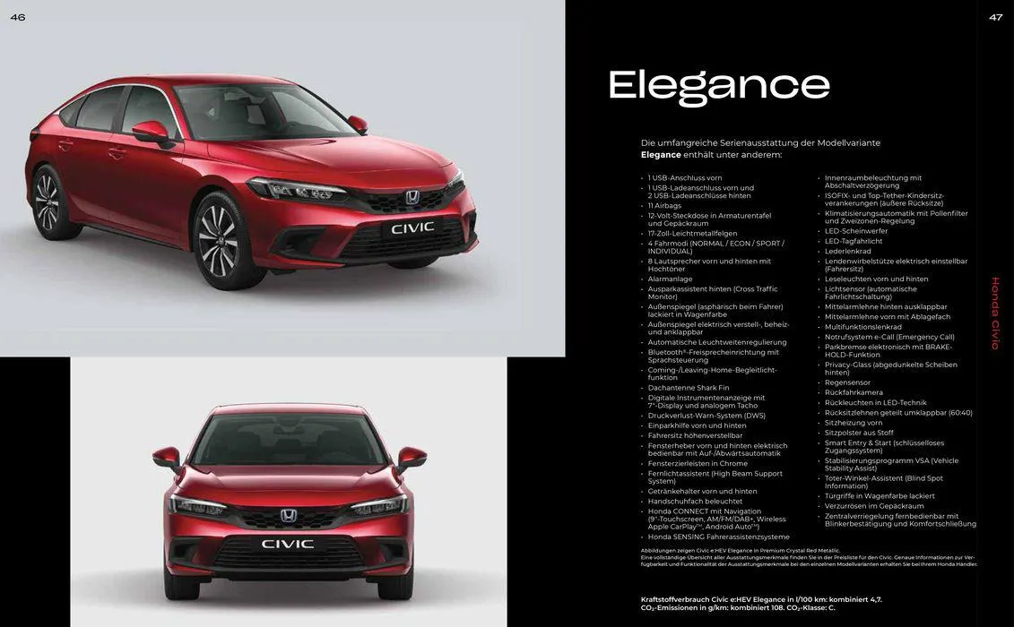 Honda CIVIC BROSCHÜRE von 11. April bis 11. April 2025 - Prospekt seite 24