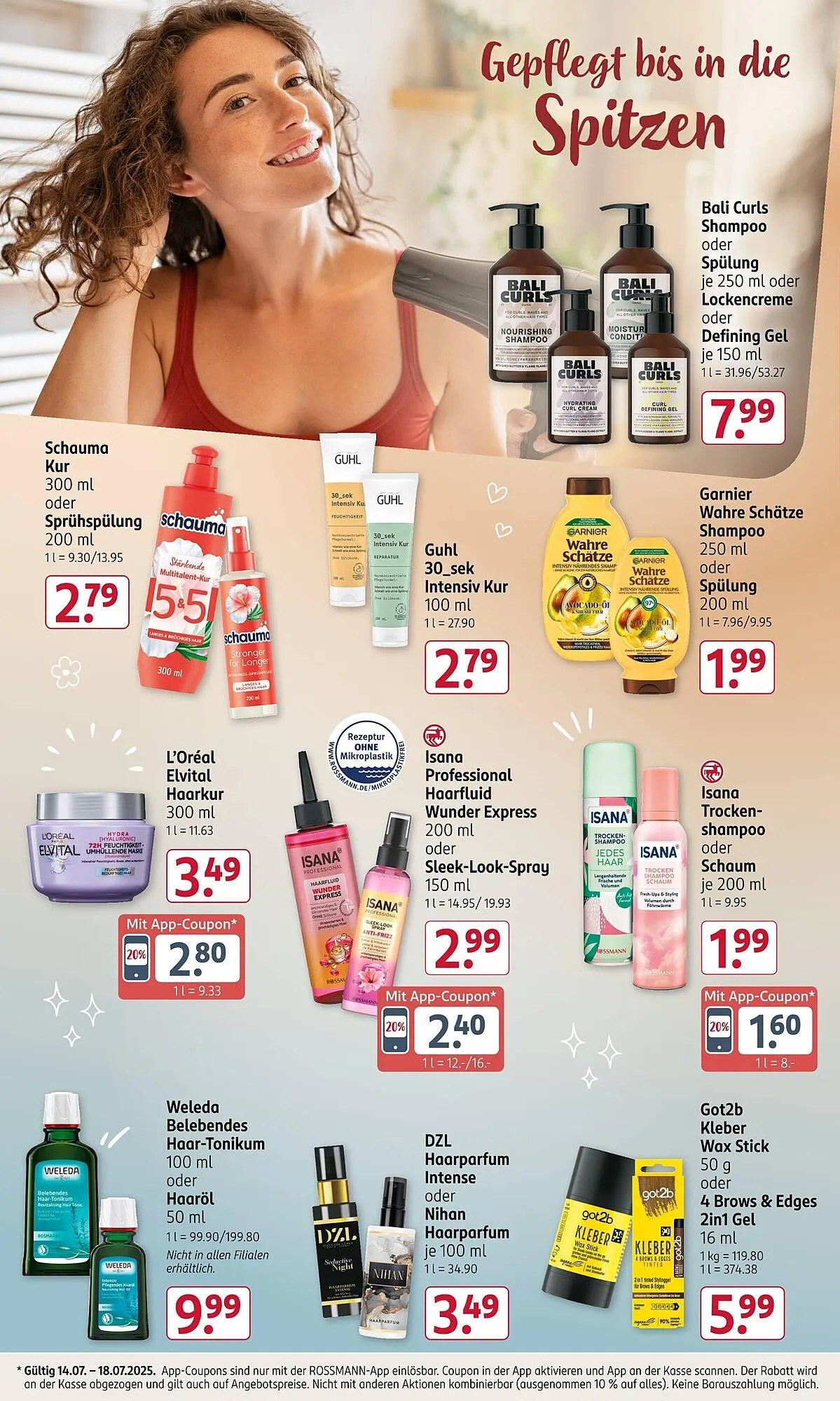 Rossmann Prospekt von 14. Juli bis 18. Juli 2025 - Prospekt seite 7