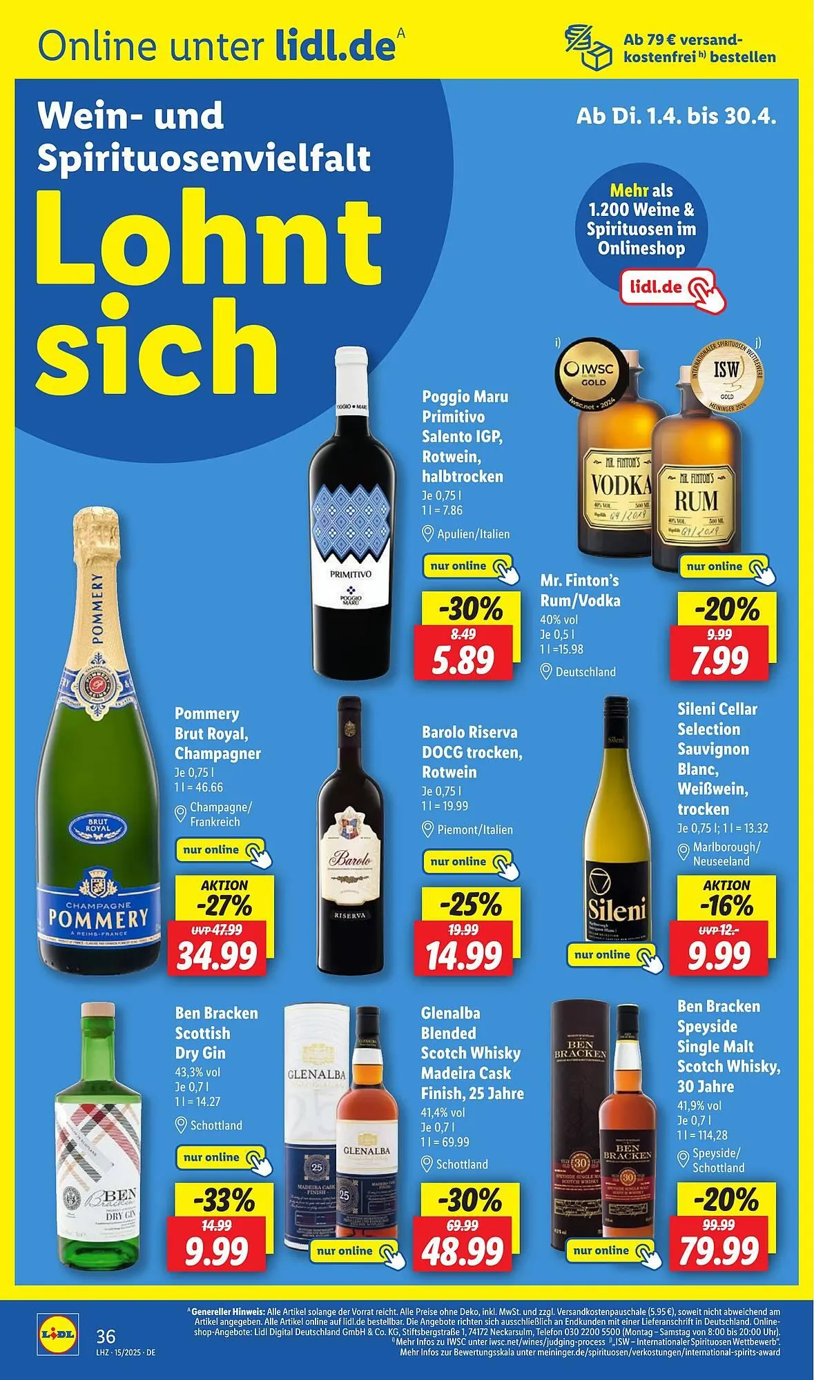 Lidl Prospekt von 7. April bis 12. April 2025 - Prospekt seite 52