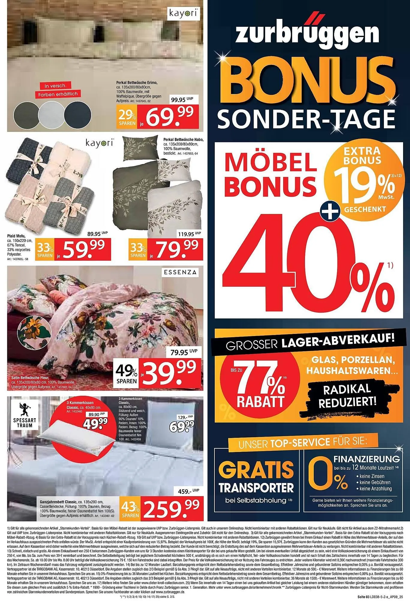 Zurbrüggen Prospekt von 23. August bis 6. September 2025 - Prospekt seite 3