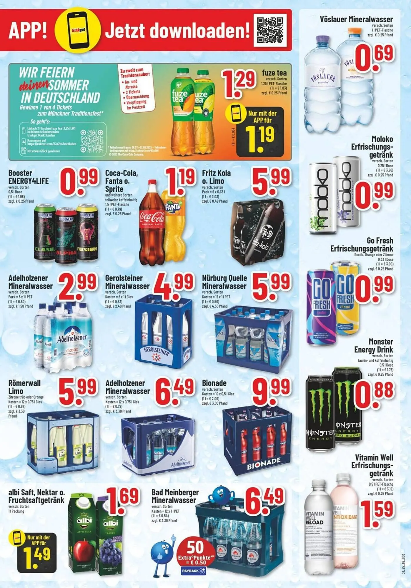 trinkgut Prospekt von 28. Juli bis 2. August 2025 - Prospekt seite 3