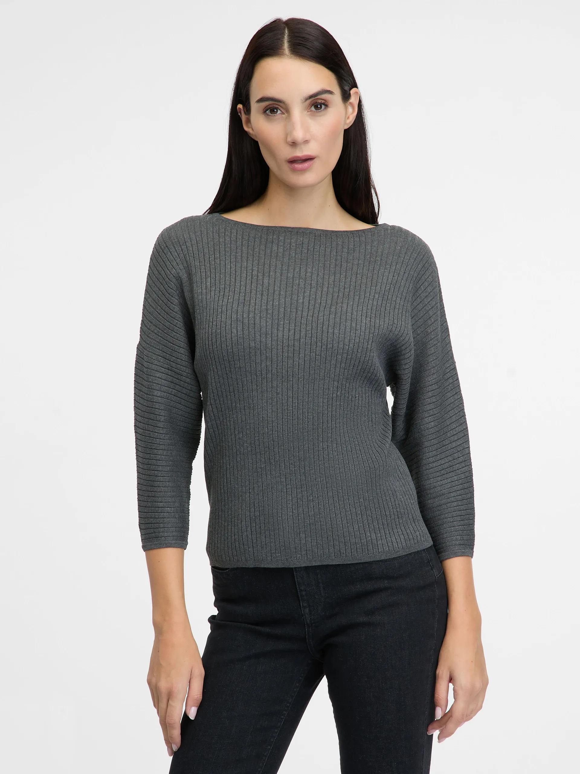 Dunkelgrauer Damenpullover ORSAY