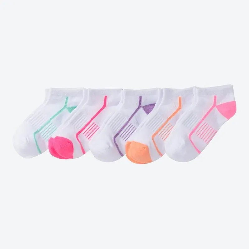 Kinder-Sport-Sneaker-Socken, 5er-Pack