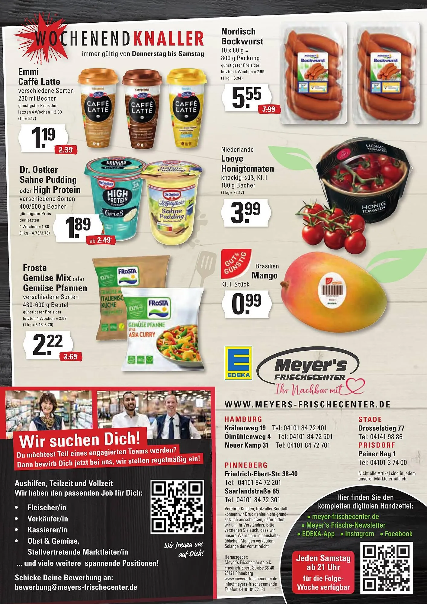 Meyer's Frischemarkt Prospekt von 27. Oktober bis 2. November 2025 - Prospekt seite 16