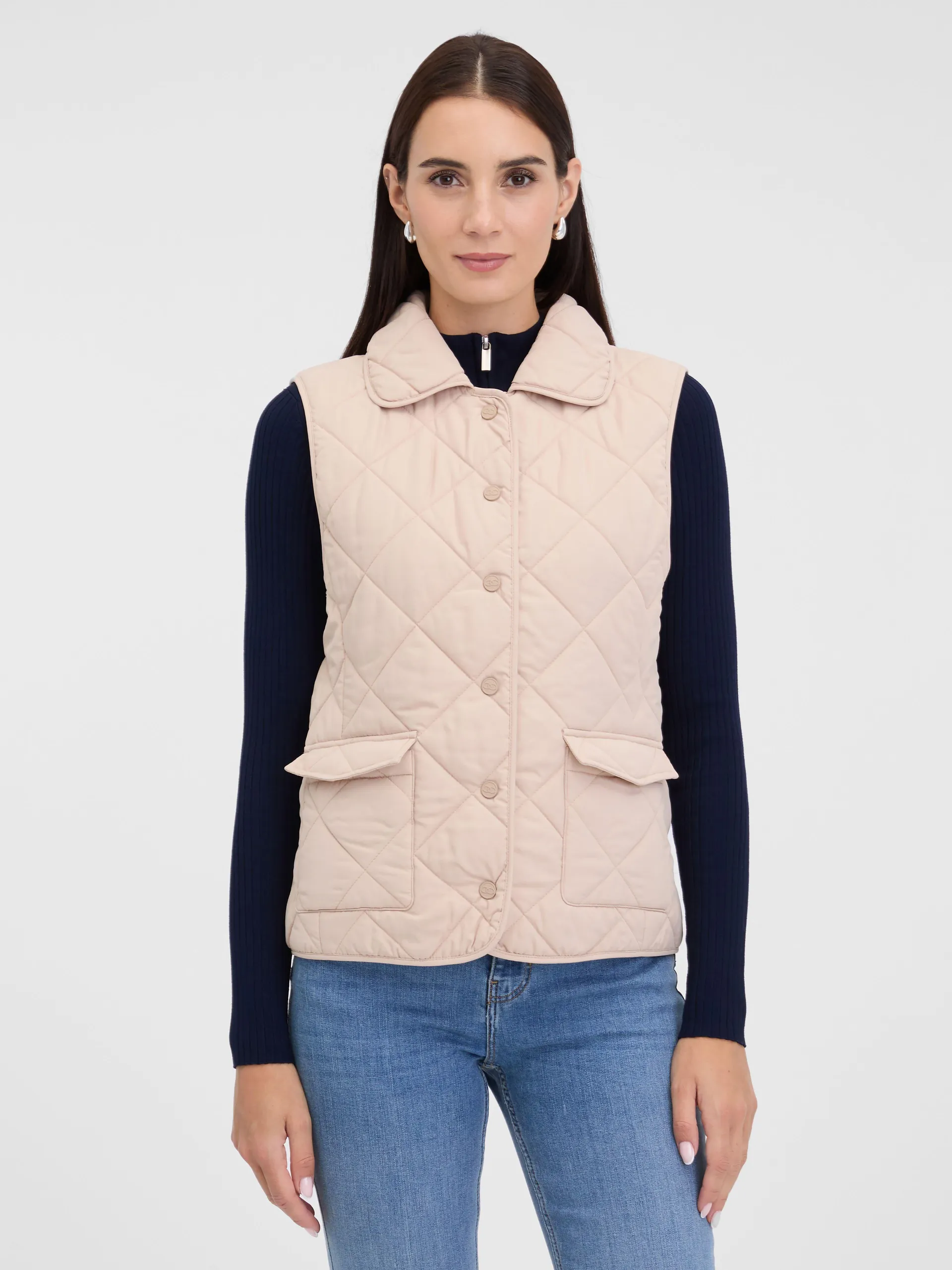 Cremefarbene Damenweste ORSAY