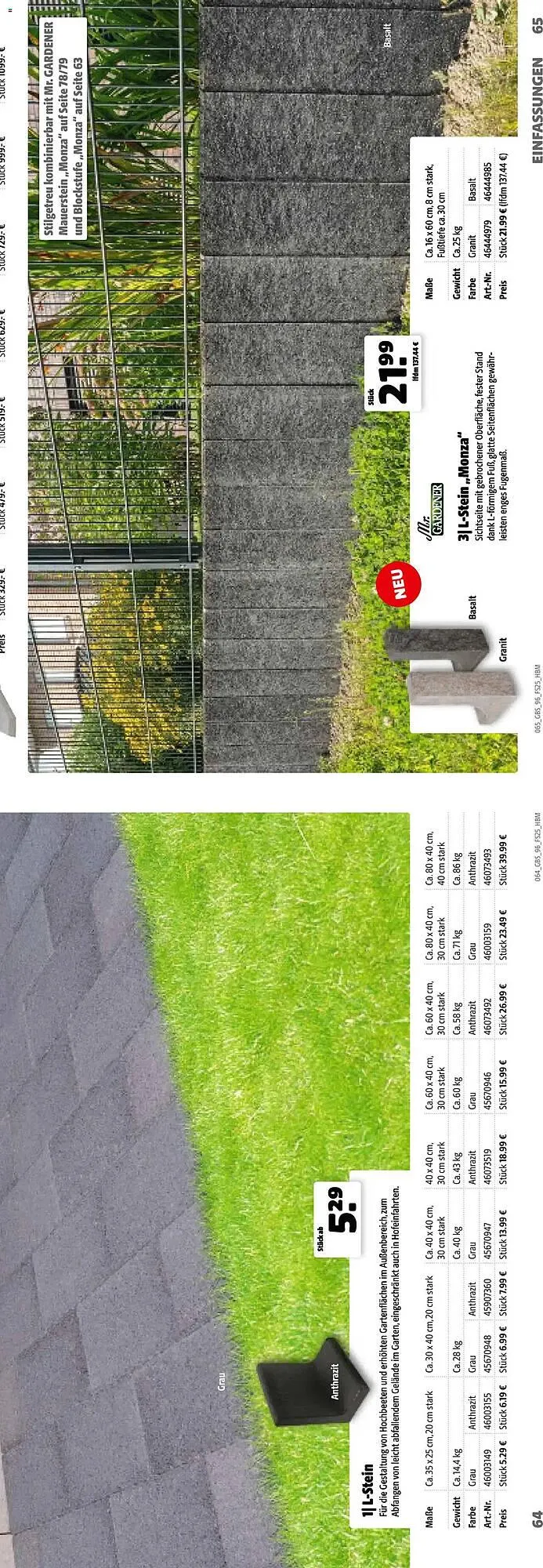 Hagebau Prospekt von 2. März bis 31. Dezember 2025 - Prospekt seite 65