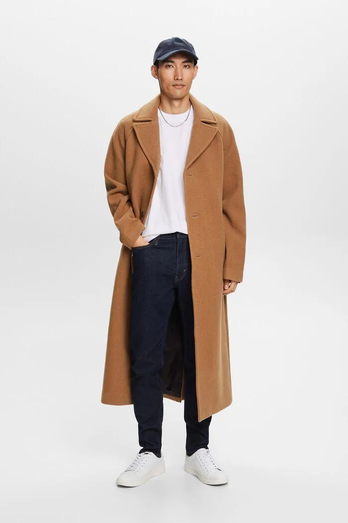 Camiseta de tejido jersey con cuello redondo, 100 % algodón