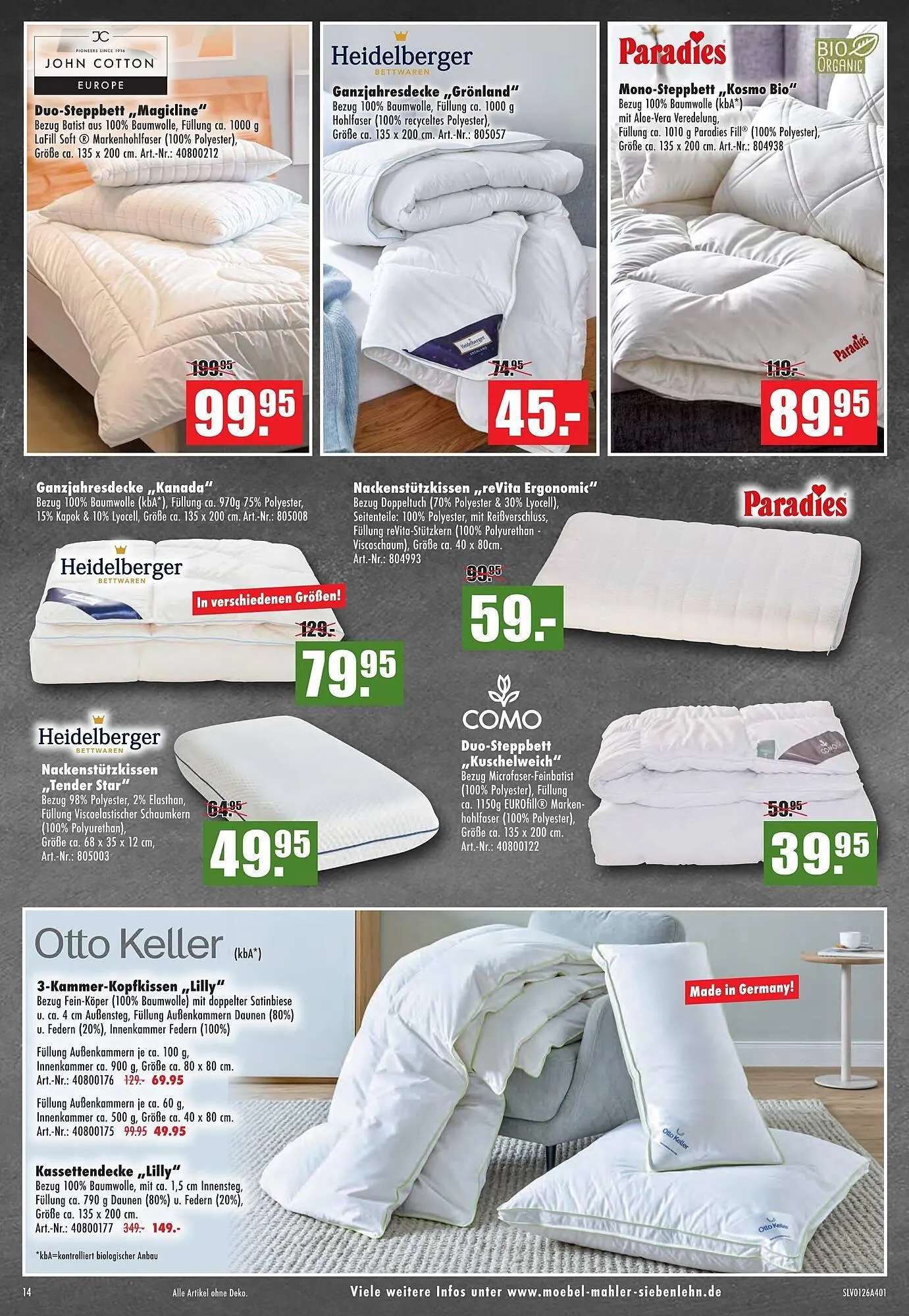 Möbel Mahler Katalog von 21. Januar bis 3. Februar 2026 - Prospekt seite 14