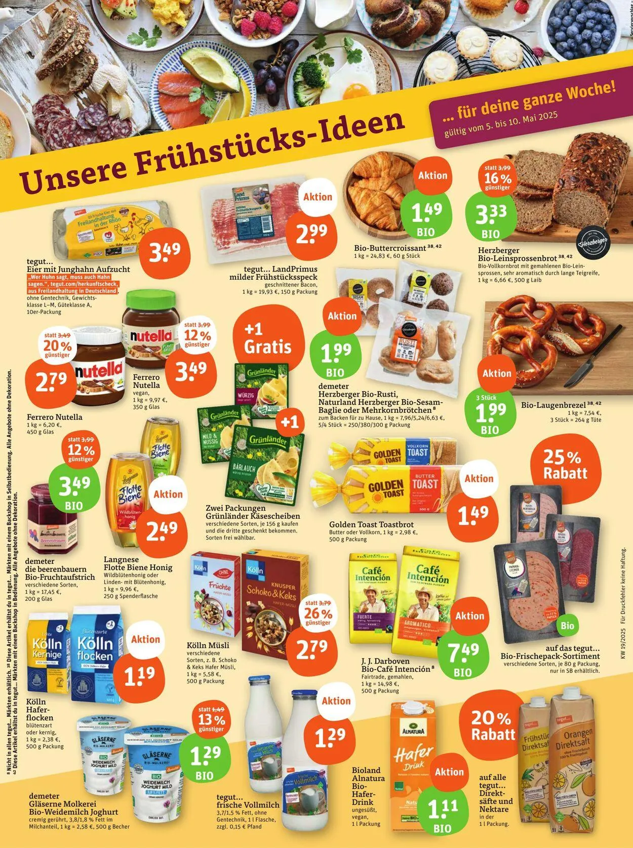 Tegut Aktueller Prospekt von 5. Mai bis 11. Mai 2025 - Prospekt seite 2