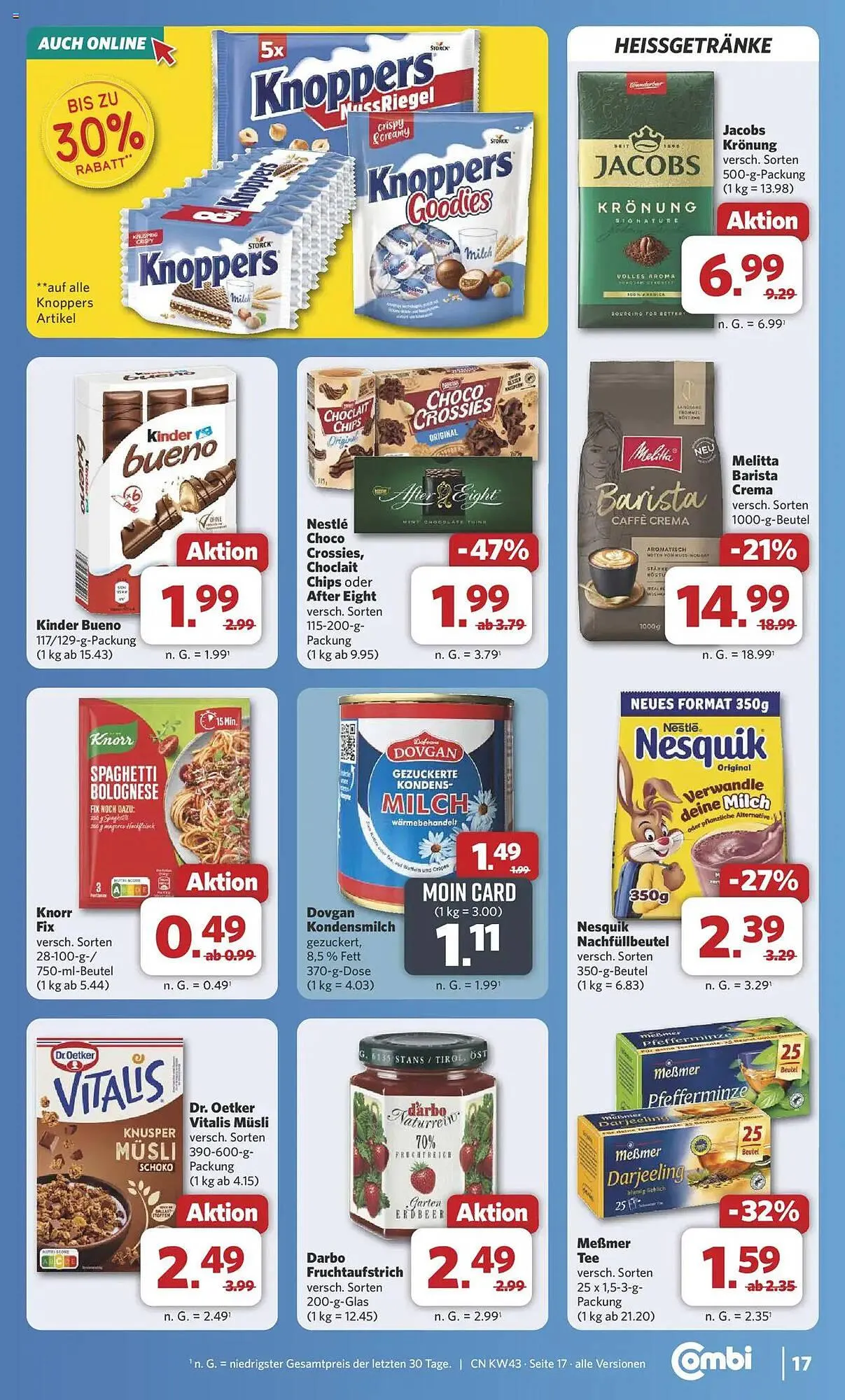 Combi Prospekt von 20. Oktober bis 25. Oktober 2025 - Prospekt seite 22