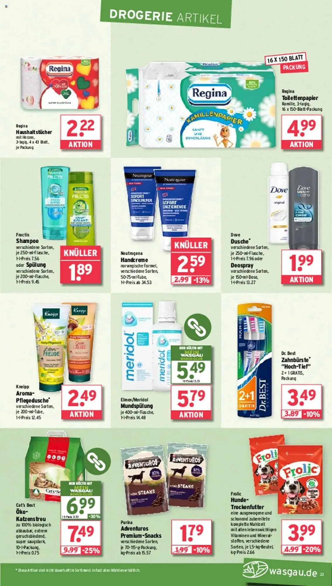 Wasgau Prospekt von 10. März bis 15. März 2025 - Prospekt seite 23