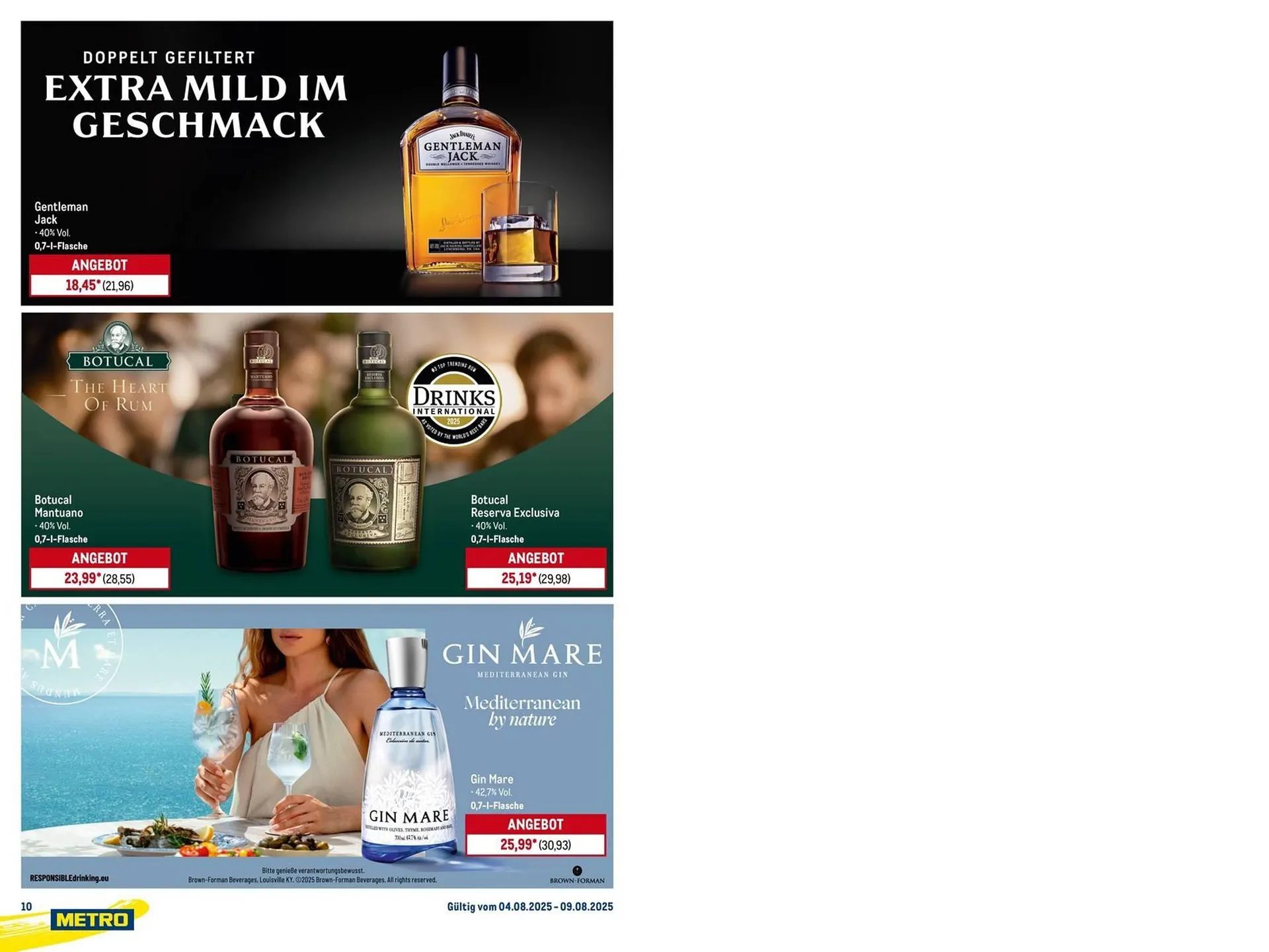 METRO Prospekt von 4. August bis 9. August 2025 - Prospekt seite 10