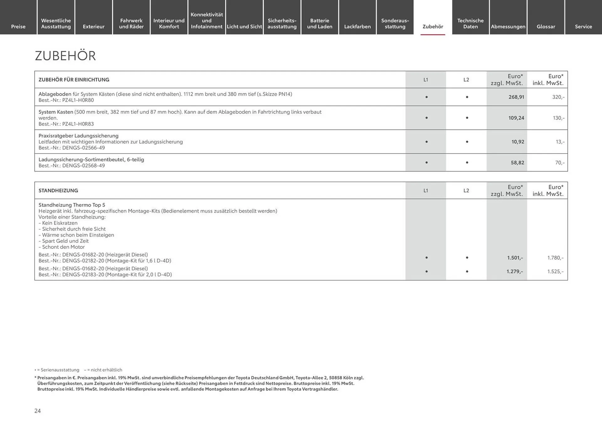 Toyota Prospekt von 15. Juni bis 15. Juni 2025 - Prospekt seite 24