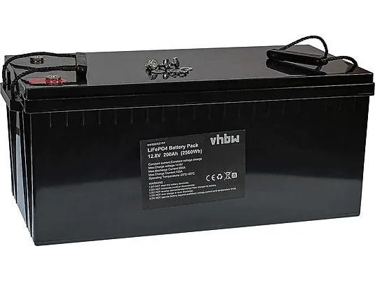 VHBW für LiFePO4 Akku, LiFePO4, 12.8 Volt, 200000 mAh
