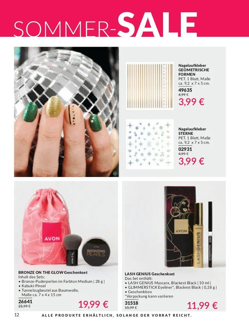 Avon Aktueller Prospekt von 4. Juni bis 18. Juni 2025 - Prospekt seite 12