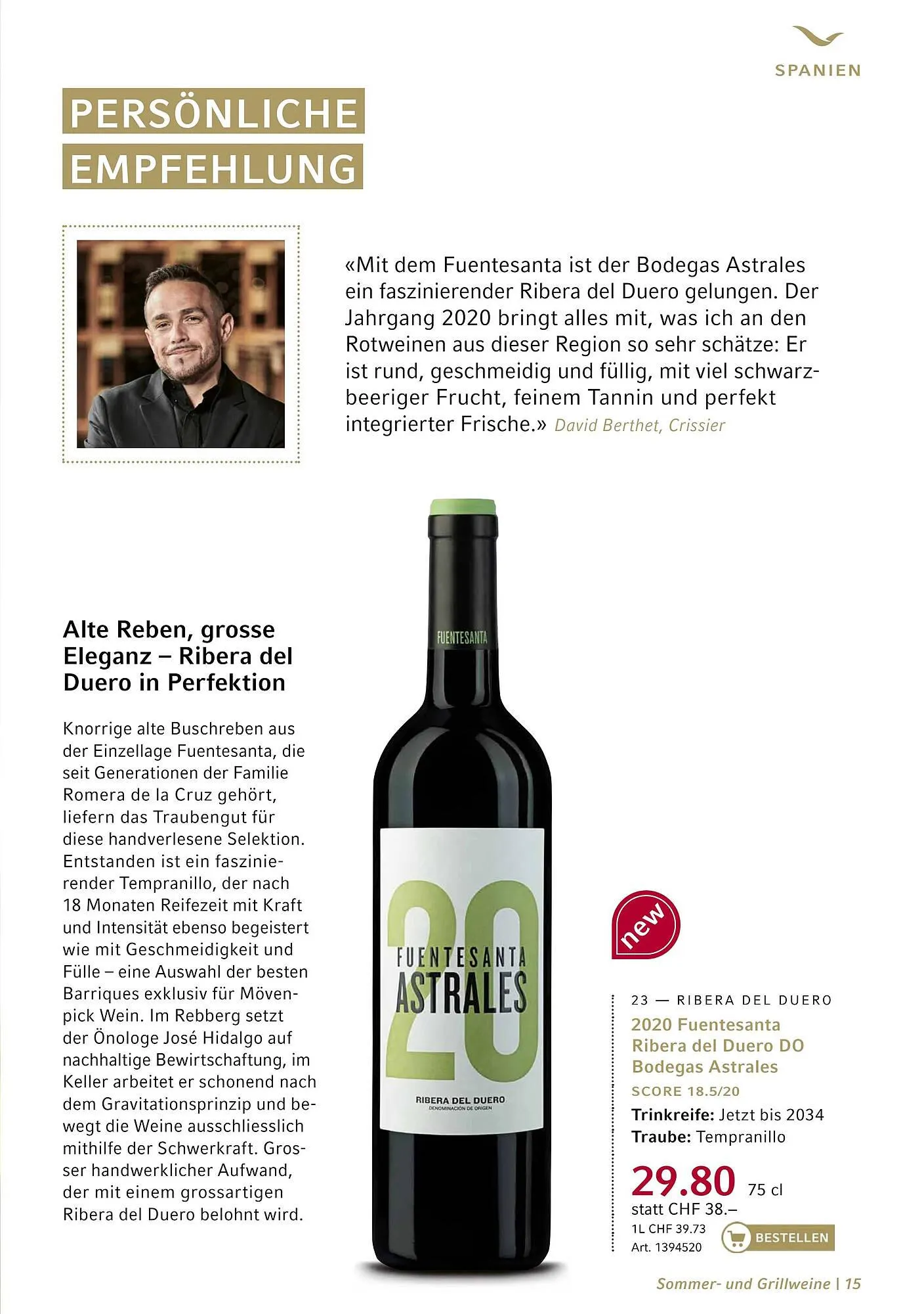 Mövenpick Wein Prospekt von 14. Mai bis 24. Mai 2025 - Prospekt seite 15