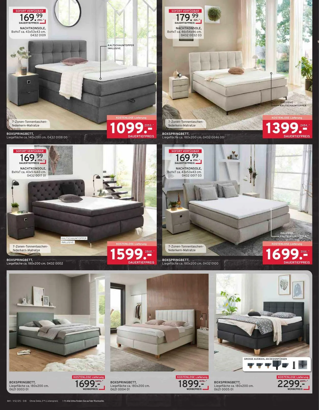 Möbel Heinrich Aktueller Prospekt von 17. November bis 7. Dezember 2025 - Prospekt seite 18