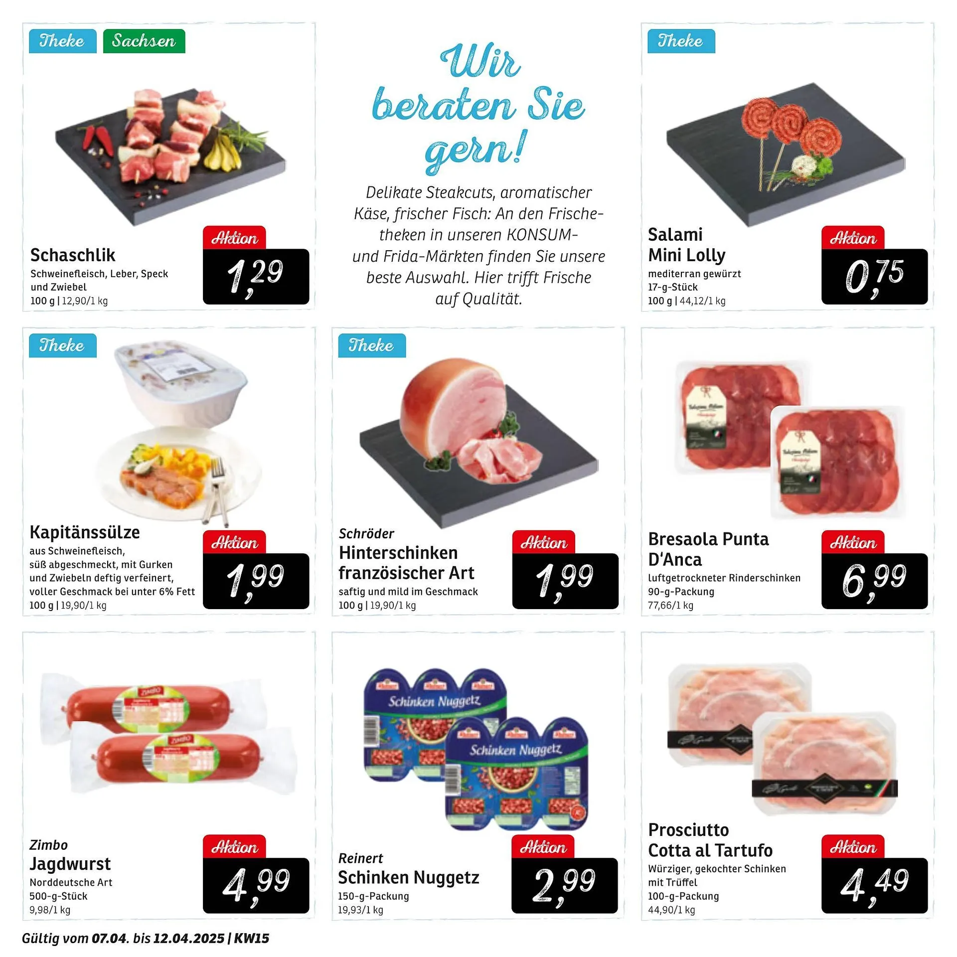 KONSUM Prospekt von 7. April bis 12. April 2025 - Prospekt seite 4