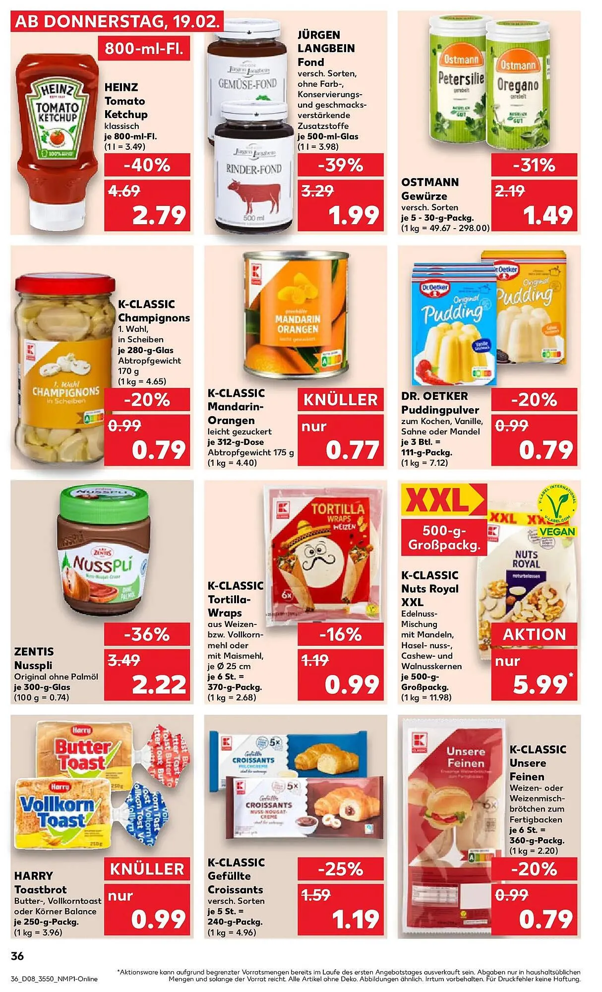 Kaufland Prospekt von 22. Februar bis 25. Februar 2026 - Prospekt seite 36