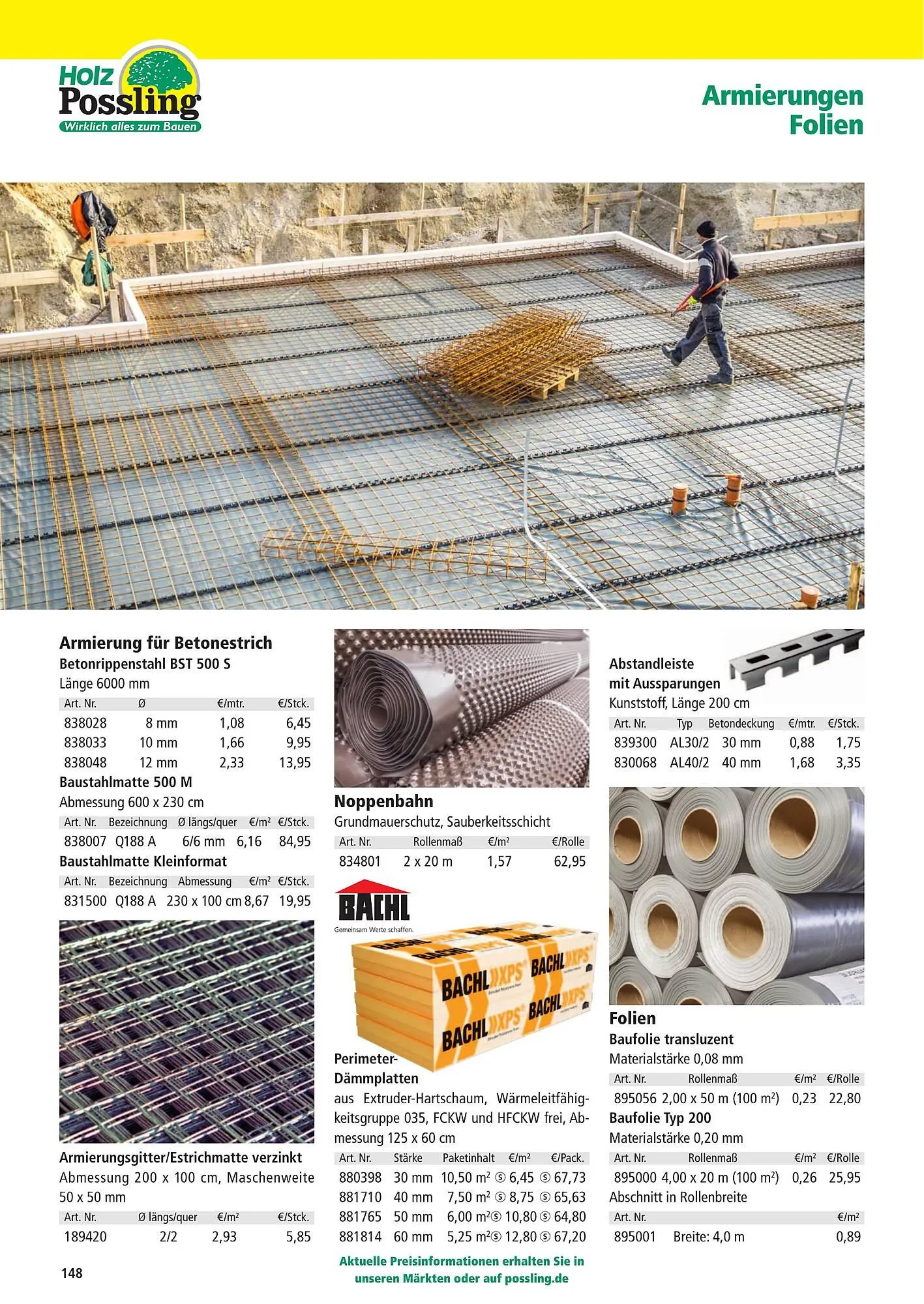 Holz Possling Prospekt von 1. April bis 31. Juli 2026 - Prospekt seite 148