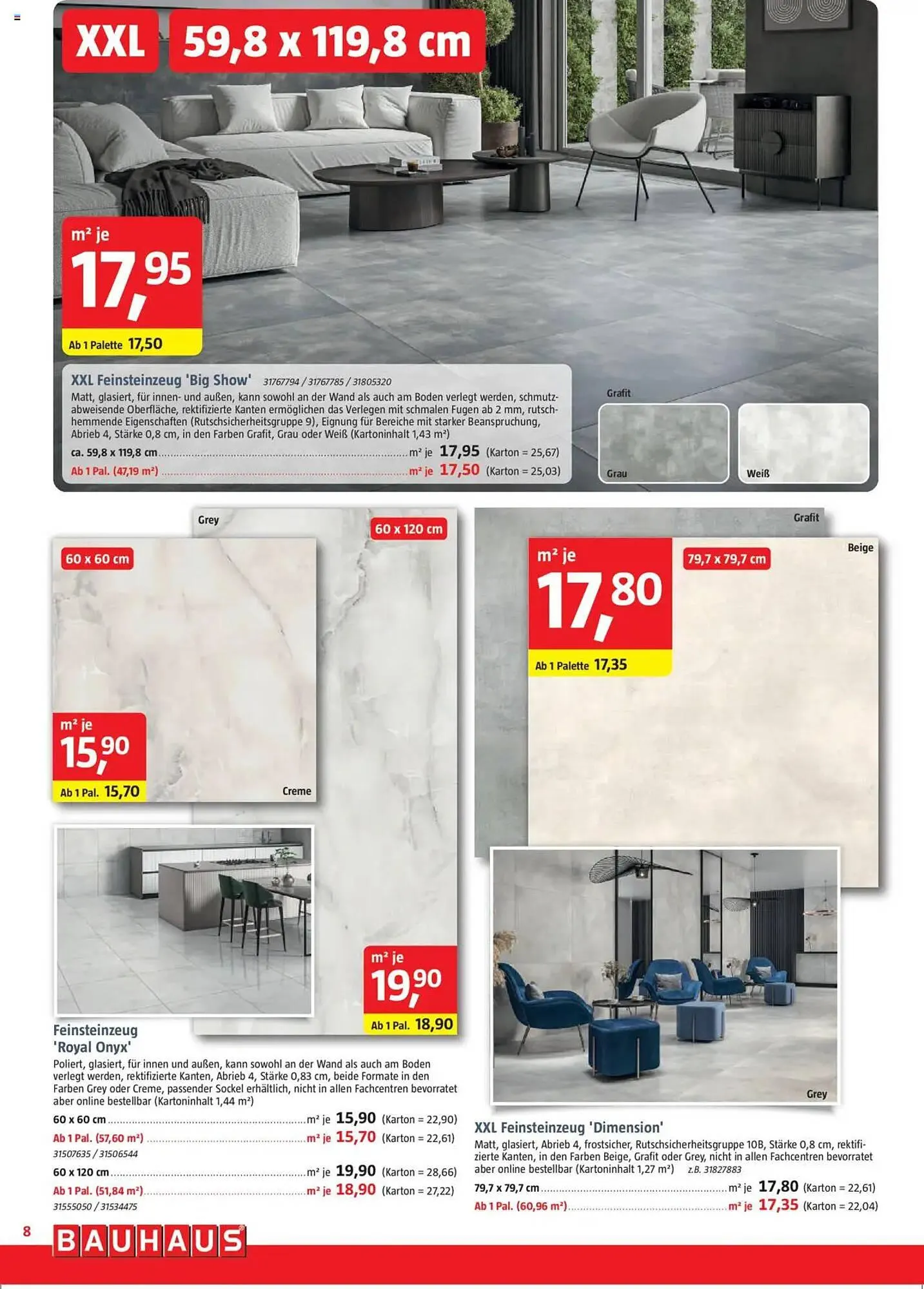 Bauhaus Prospekt von 4. Oktober bis 1. November 2025 - Prospekt seite 8