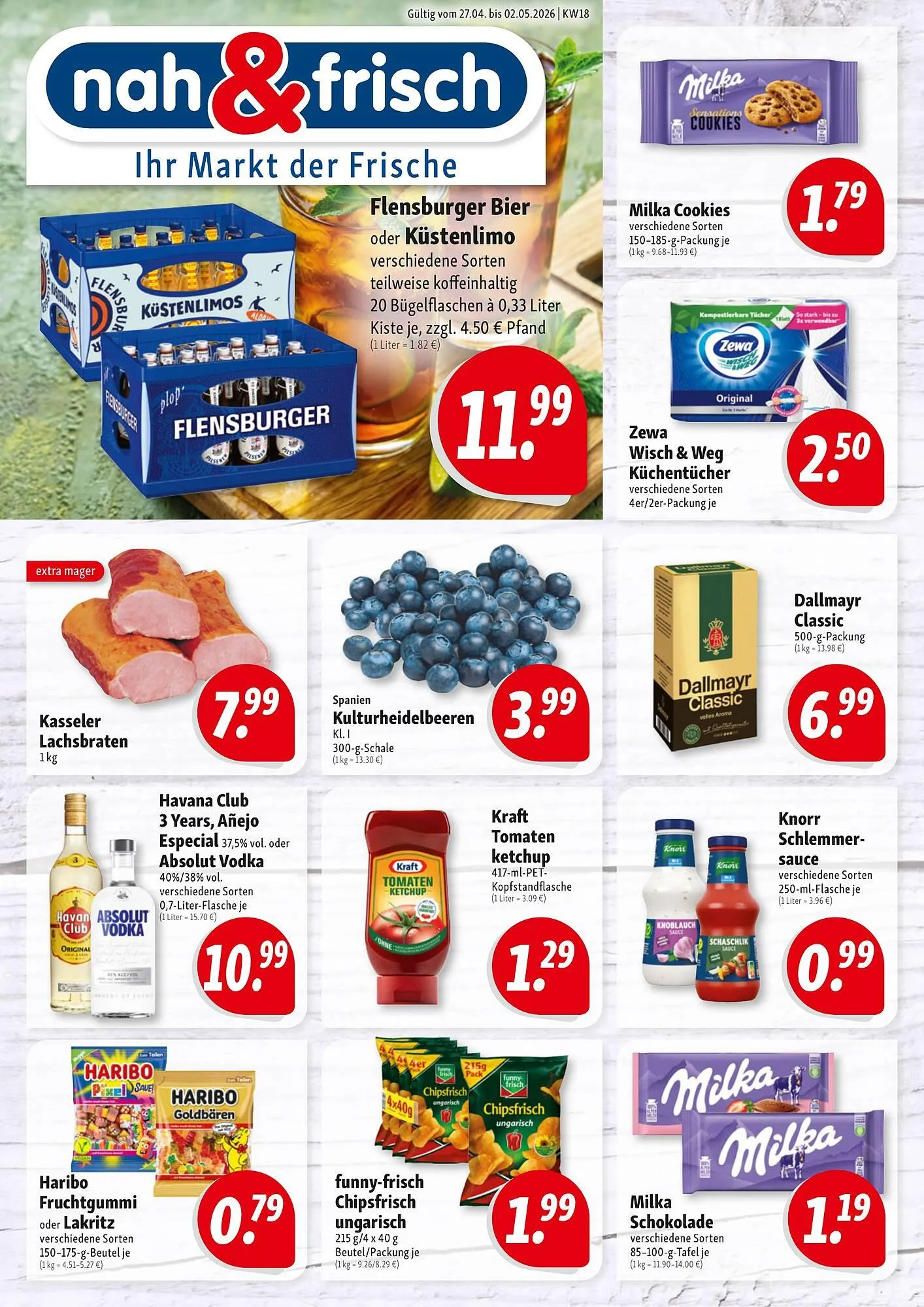 Nah & Frisch Prospekt von 27. April bis 2. Mai 2026 - Prospekt seite 1