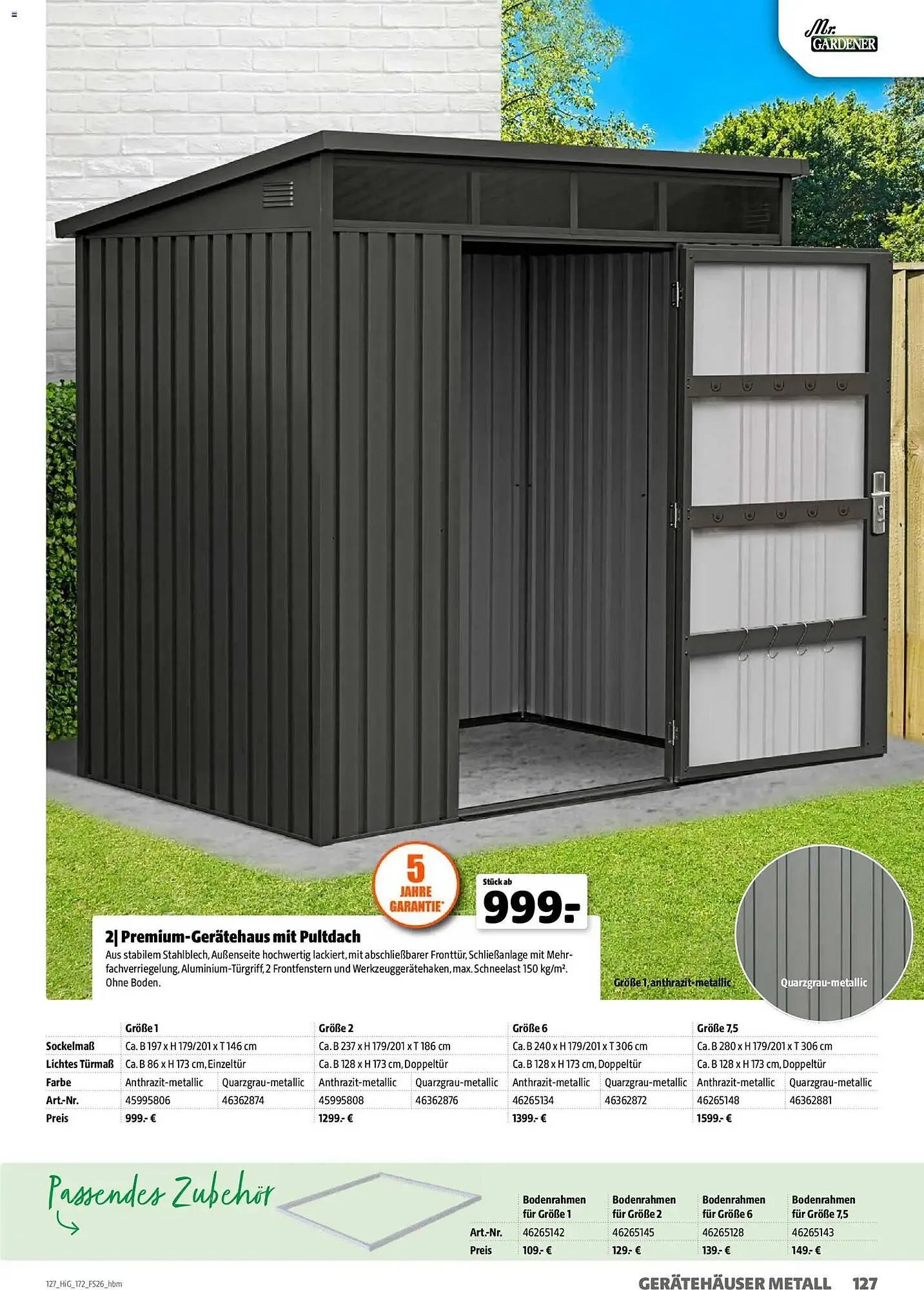 Hagebau Prospekt von 2. März bis 31. Dezember 2026 - Prospekt seite 127