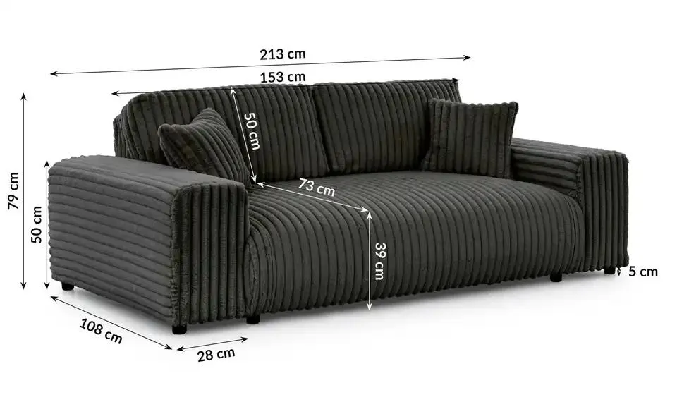 BHL 213|79|108 cm, Cordstoff