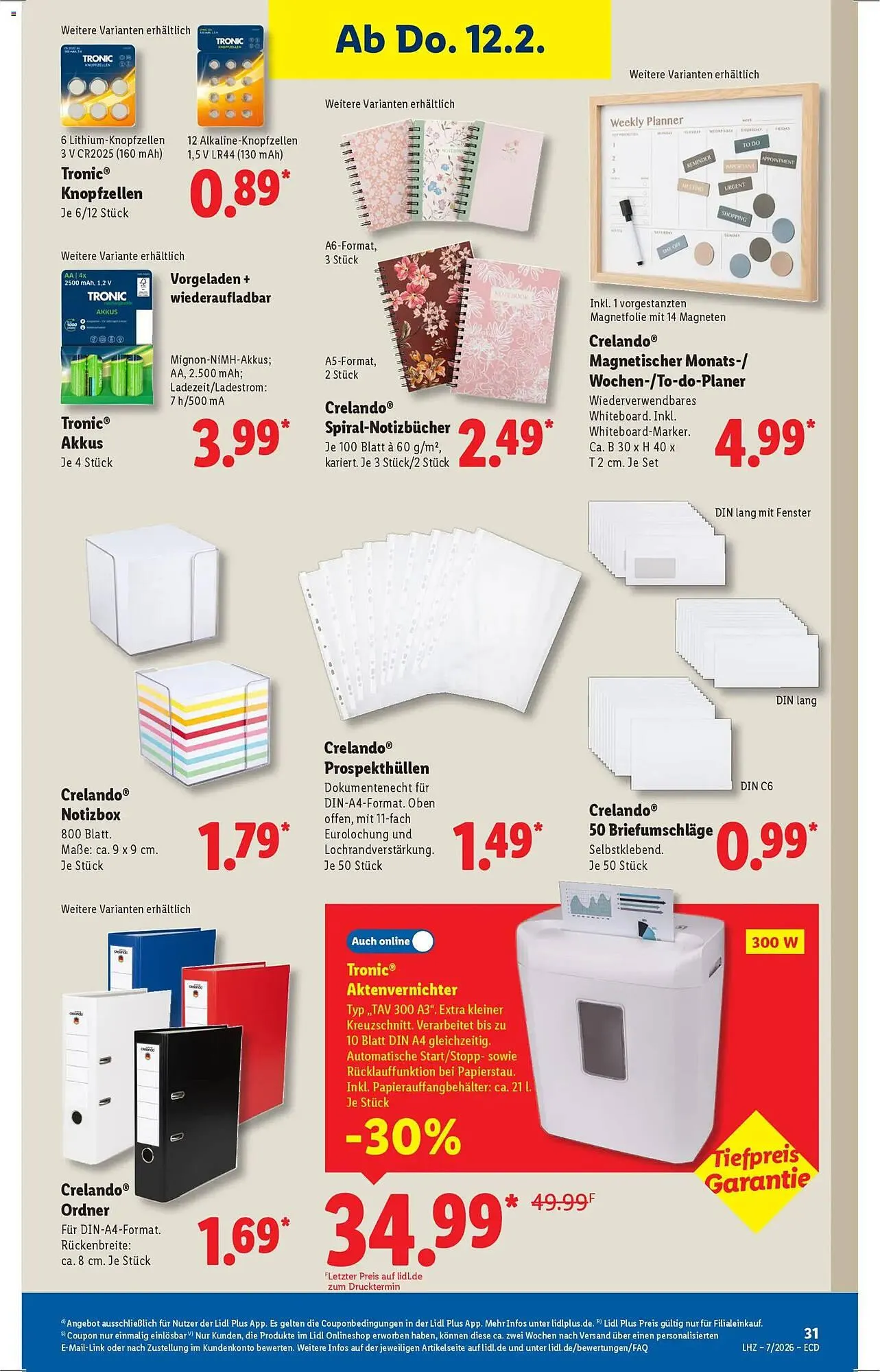 Lidl Prospekt von 9. Februar bis 14. Februar 2026 - Prospekt seite 21