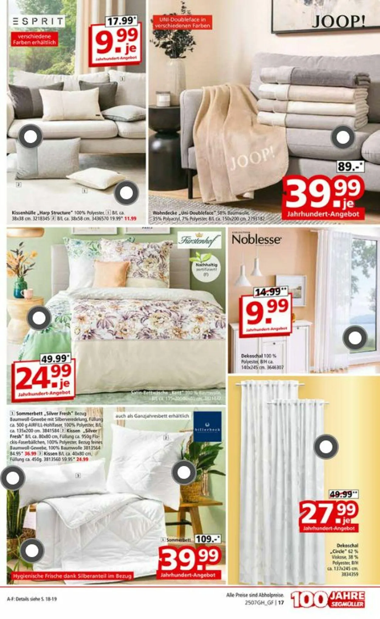 SEGMÜLLER von 19. Juli bis 2. August 2025 - Prospekt seite 29