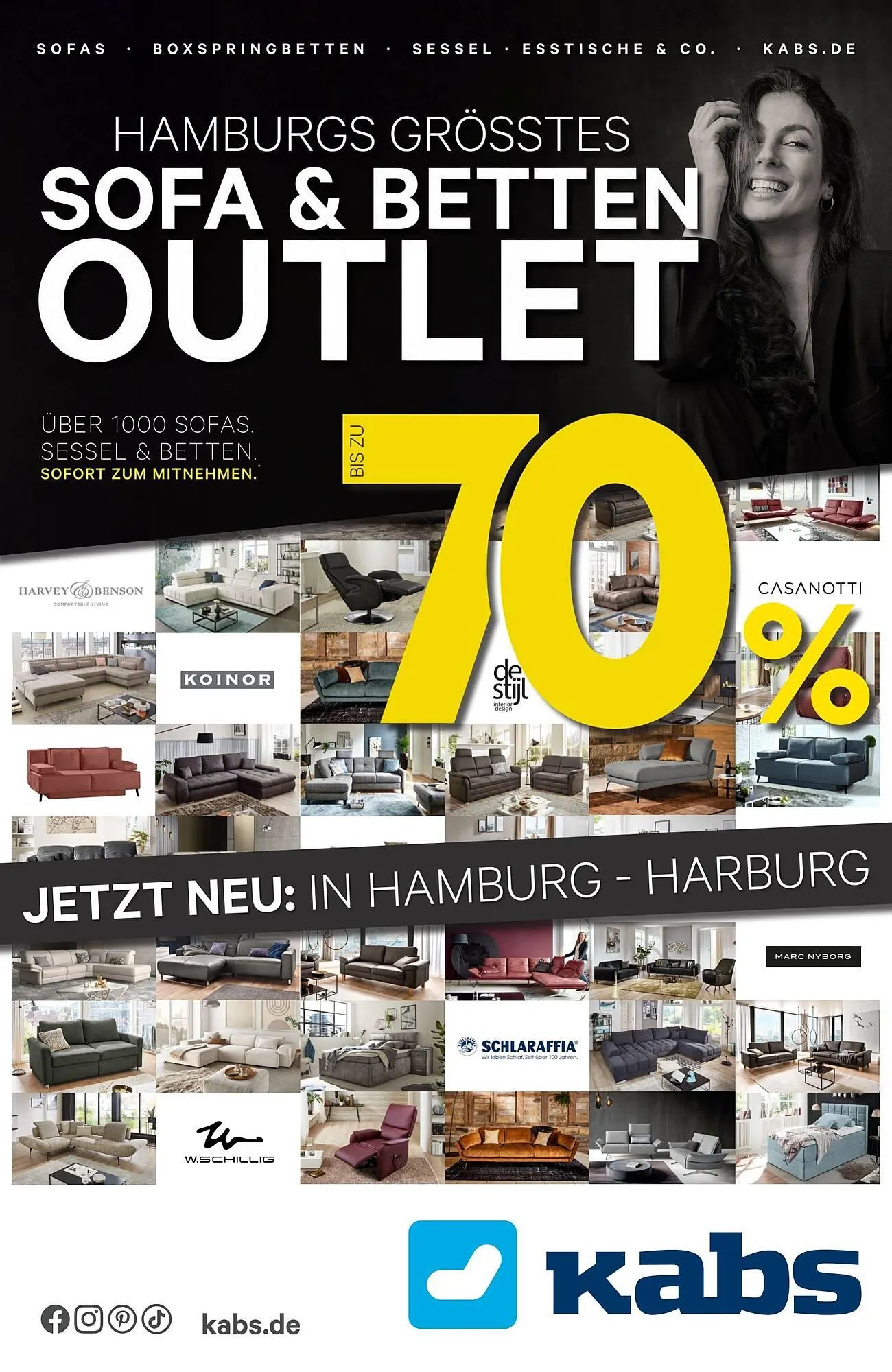 Kabs Polsterwelt Prospekt von 7. März bis 4. April 2025 - Prospekt seite 1