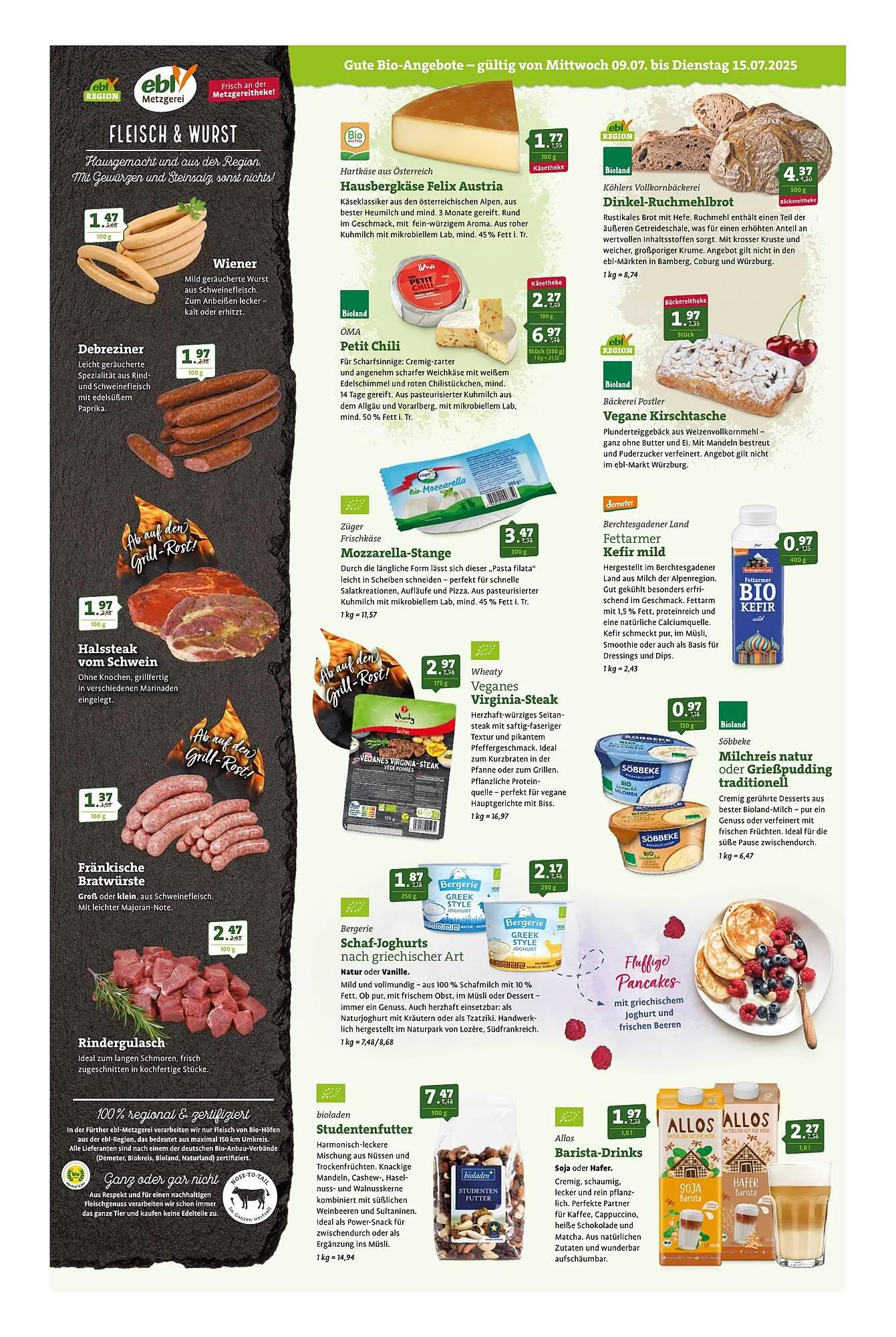 Ebl Naturkost Prospekt von 9. Juli bis 15. Juli 2025 - Prospekt seite 2